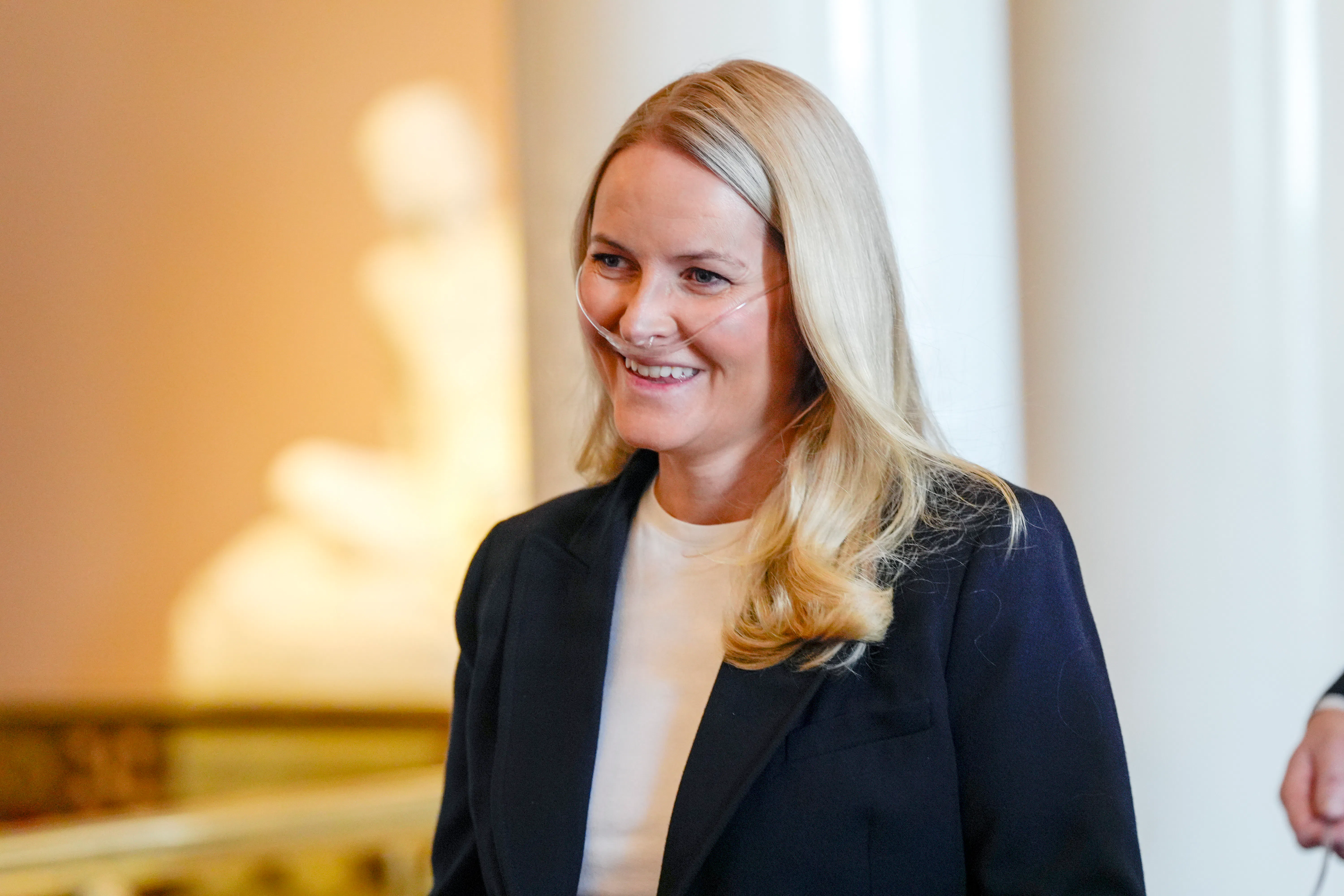 Oslo 20260410. The Crown Prince Family holds a reception for the Norwegian athletes from the Paralympics in Milano Cortina 2026 at the Palace on Friday. Photo: Lise Åserud / NTB / POOL