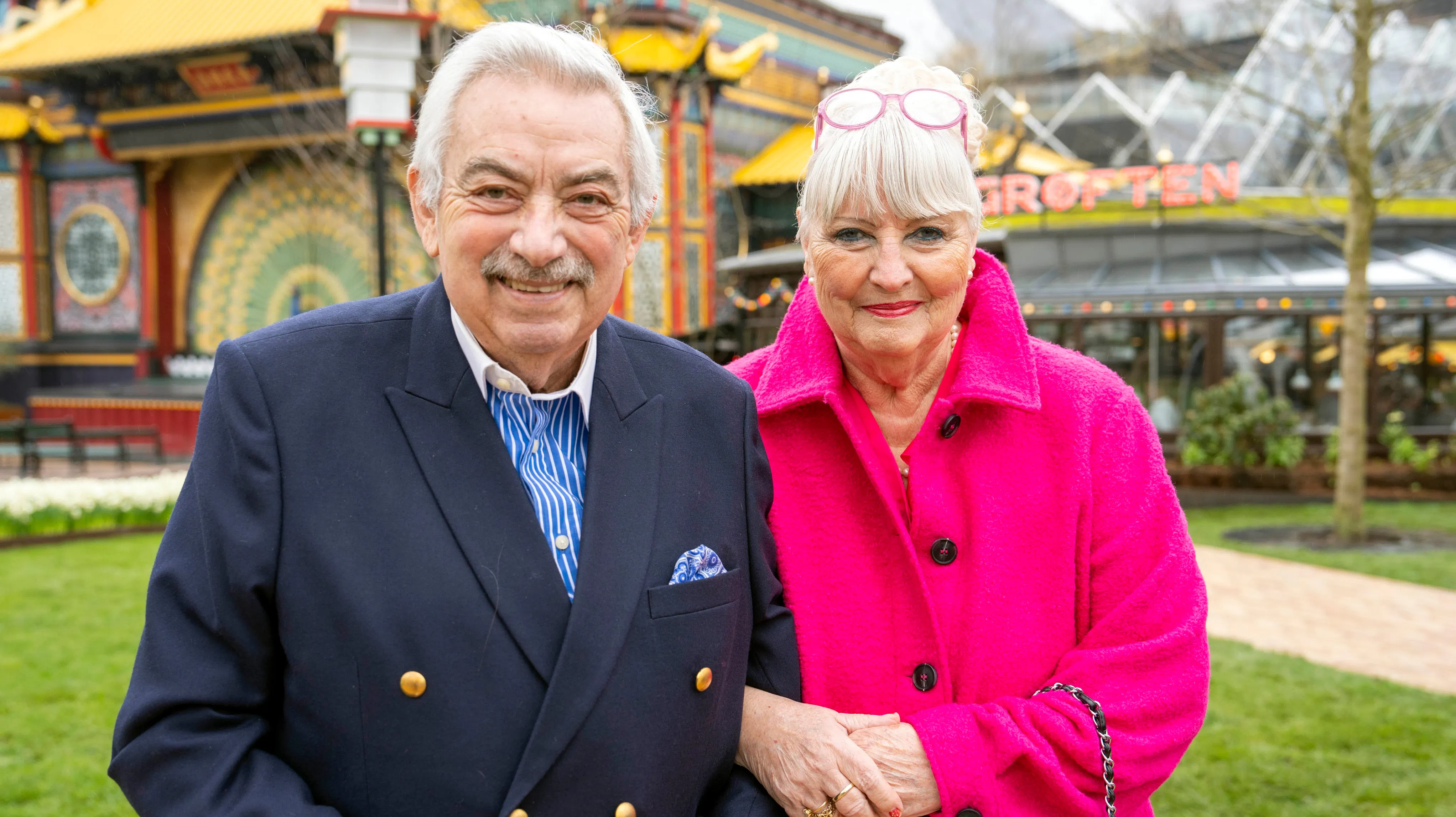 Johnny Reimar med sin elskede hustru, Annie. Parret nåede at få knap 60 år sammen.
