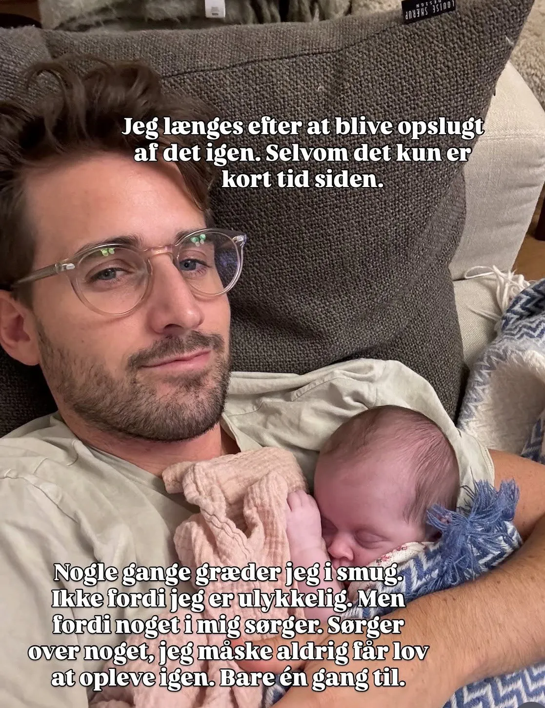 Frederik Haun med datteren Emma.