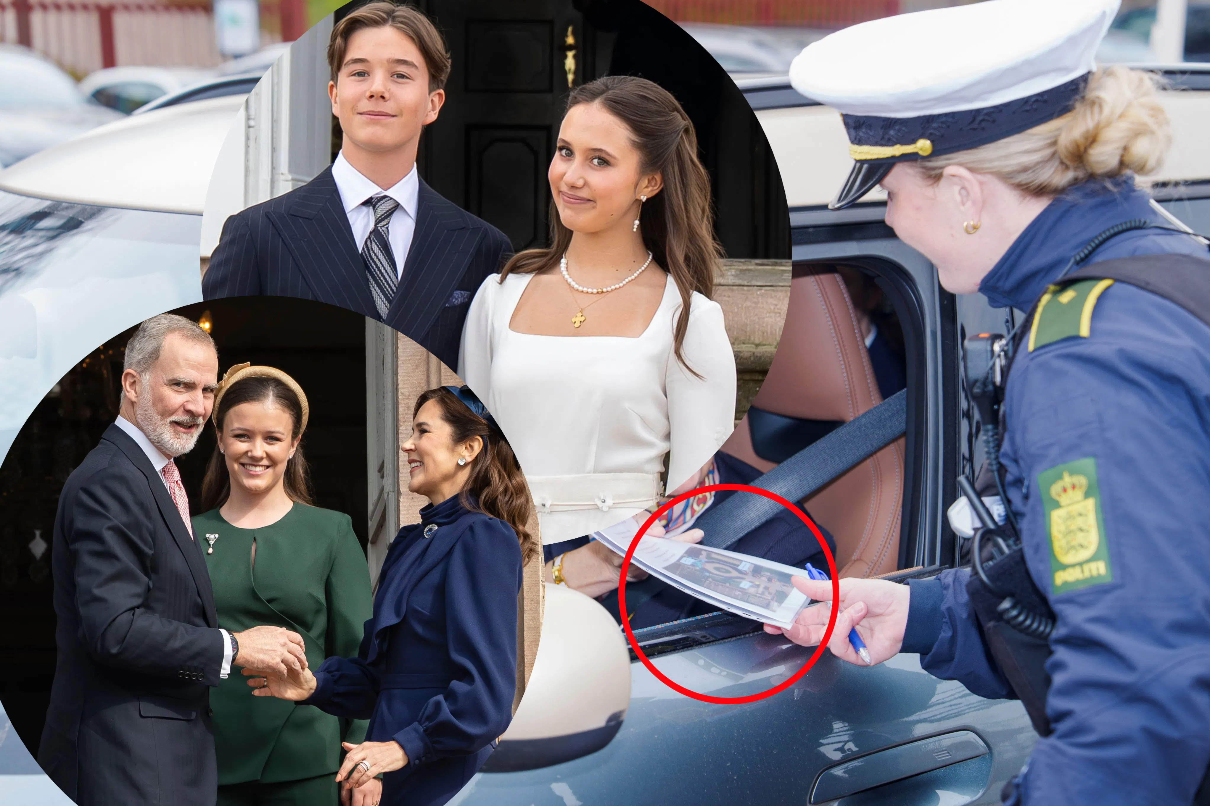 Glam Team, bombehund og kort fra kongeparret : Det skete der bag kulisserne  til Vincent og Josephines konfirmation | BILLED-BLADET