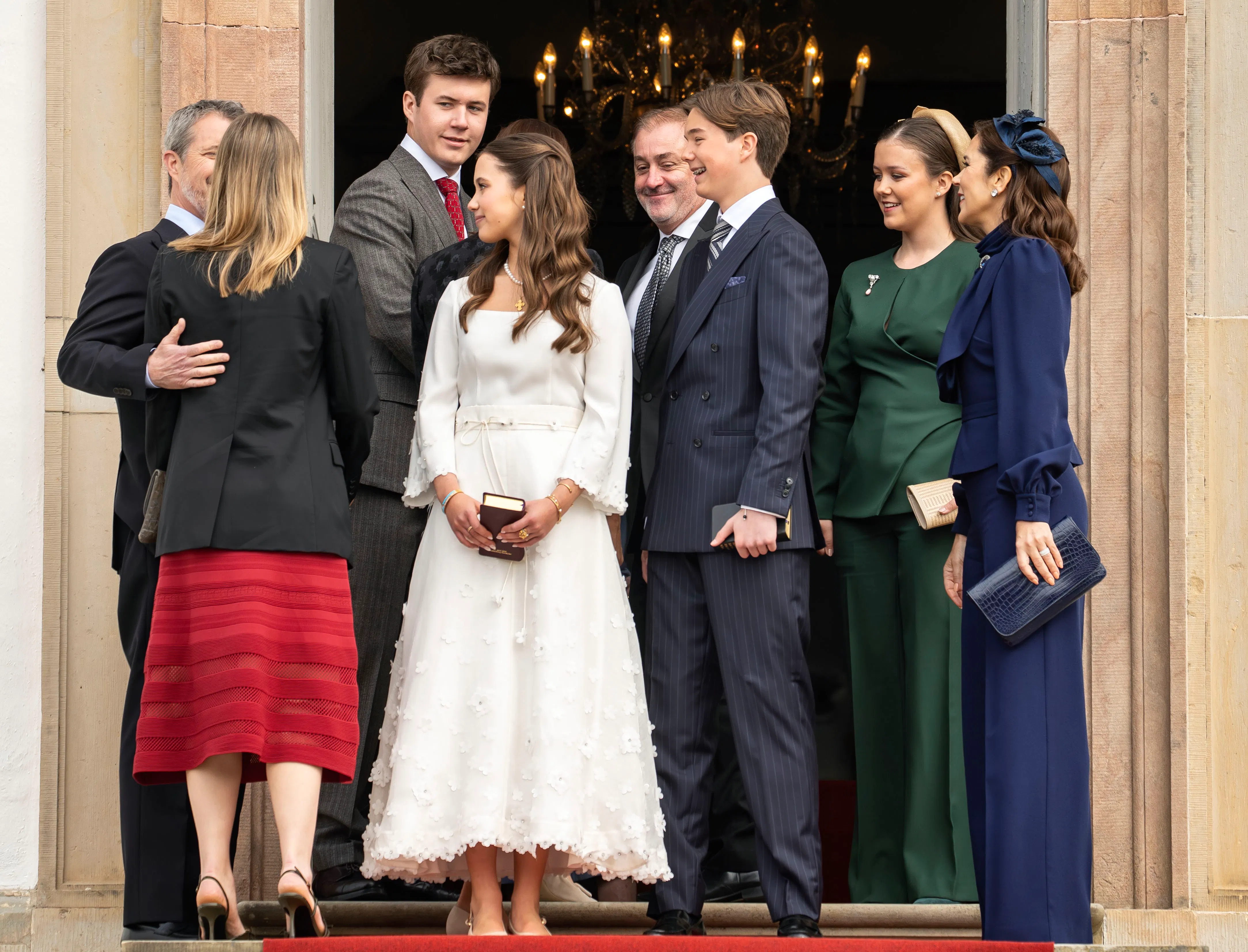 OPGAVE: Prinsesse Josephine og prins Vincents konfirmation. STED: Fredensborg Slot. DATO: 20260418FOTOGRAF: Hanne Juul