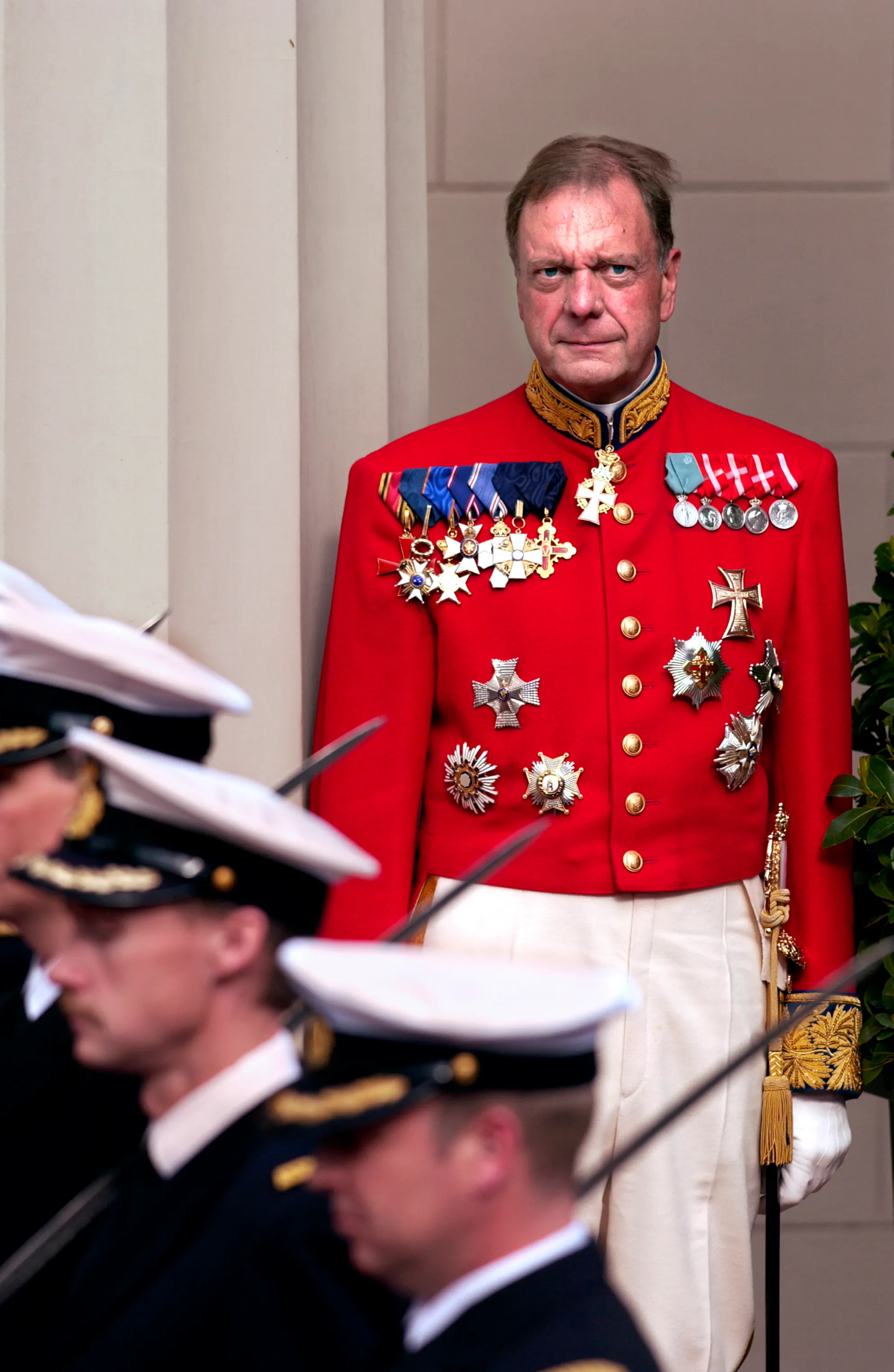 Christian Eugen-Olsen cermonimester under kongeligt bryllup kronprins Frederik og Mary Donaldsens bryllup.