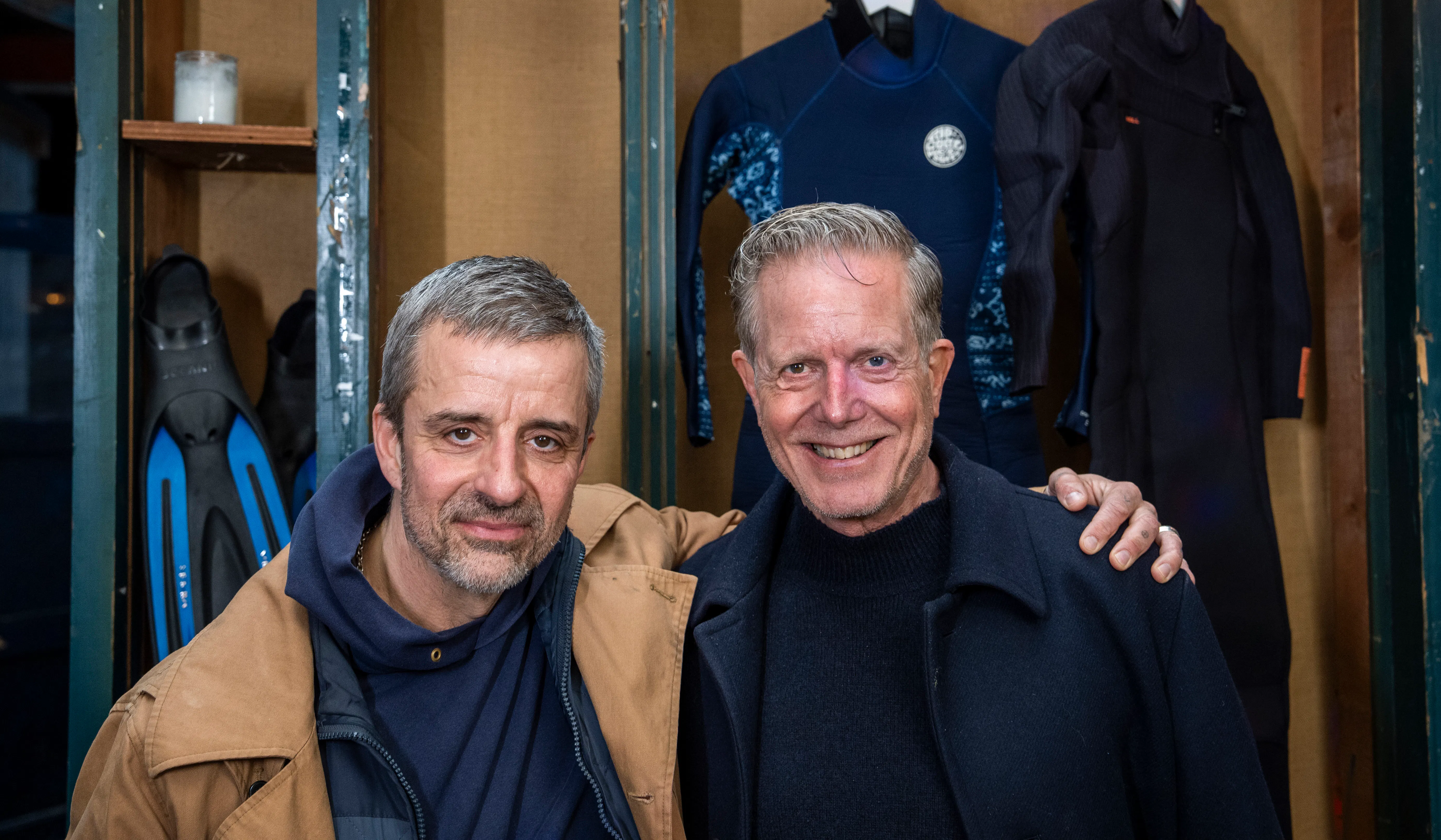 "Sommerdahl"-stjernerne Peter Mygind og André Babikian&nbsp;er også gode venner bag kameraet. 