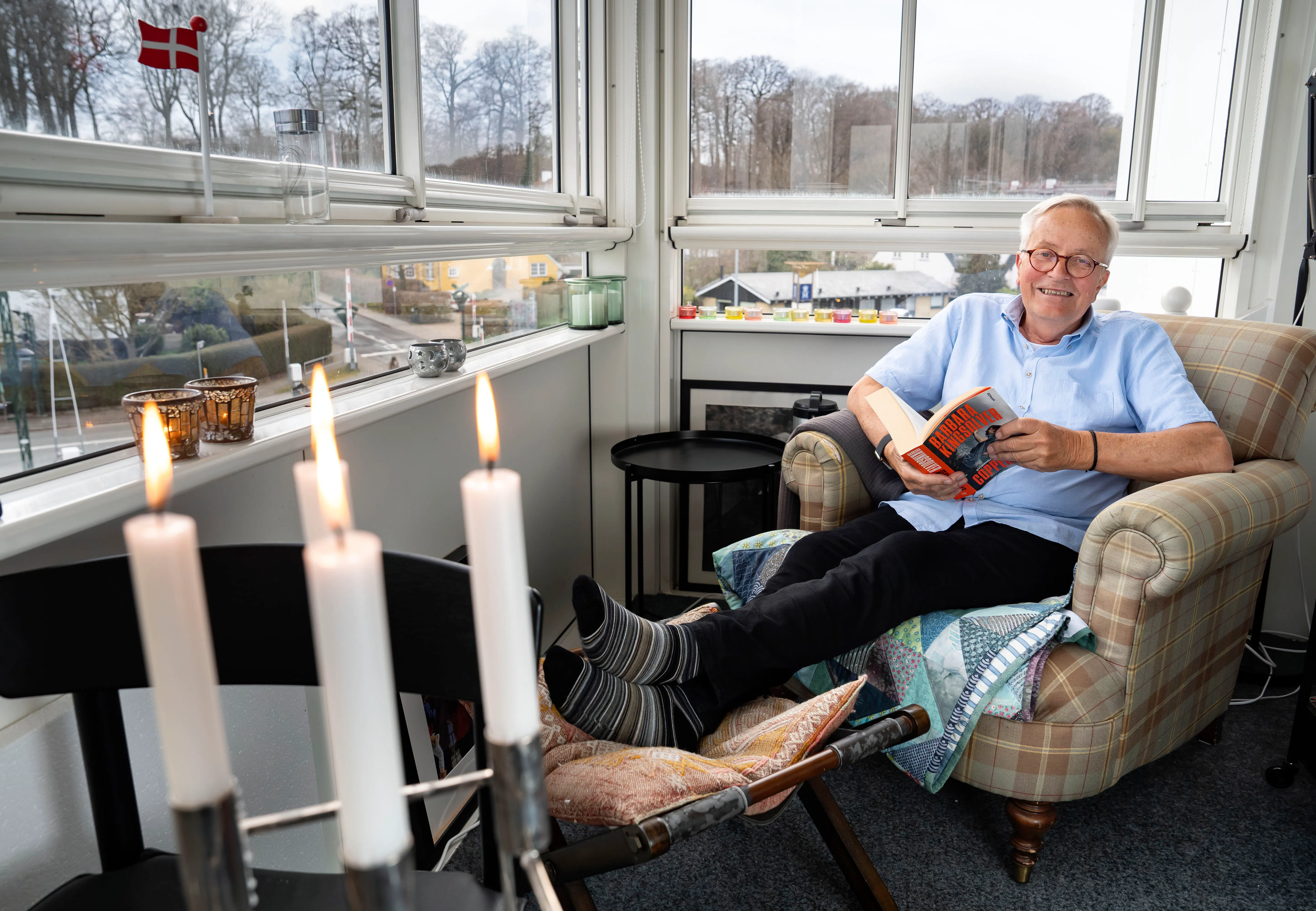 Tom Ammitzholt elsker at læse, og til daglig studerer han litteraturvidenskab på Københavns Universitet. 