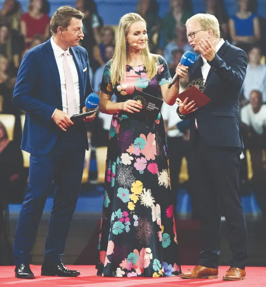 Morten Ankerdal, Stine Bjerre og Ulrik Wilbek.