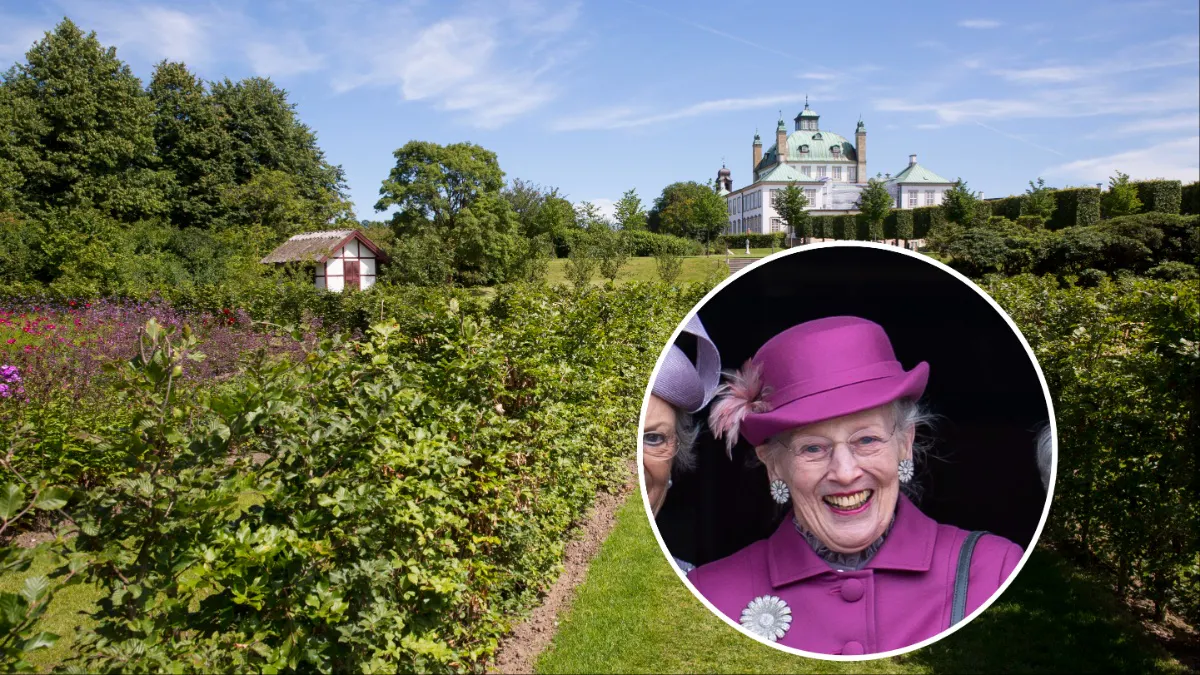 Sensationelt fund i dronning Margrethes have: "Måske aldrig set før" |  BILLED-BLADET