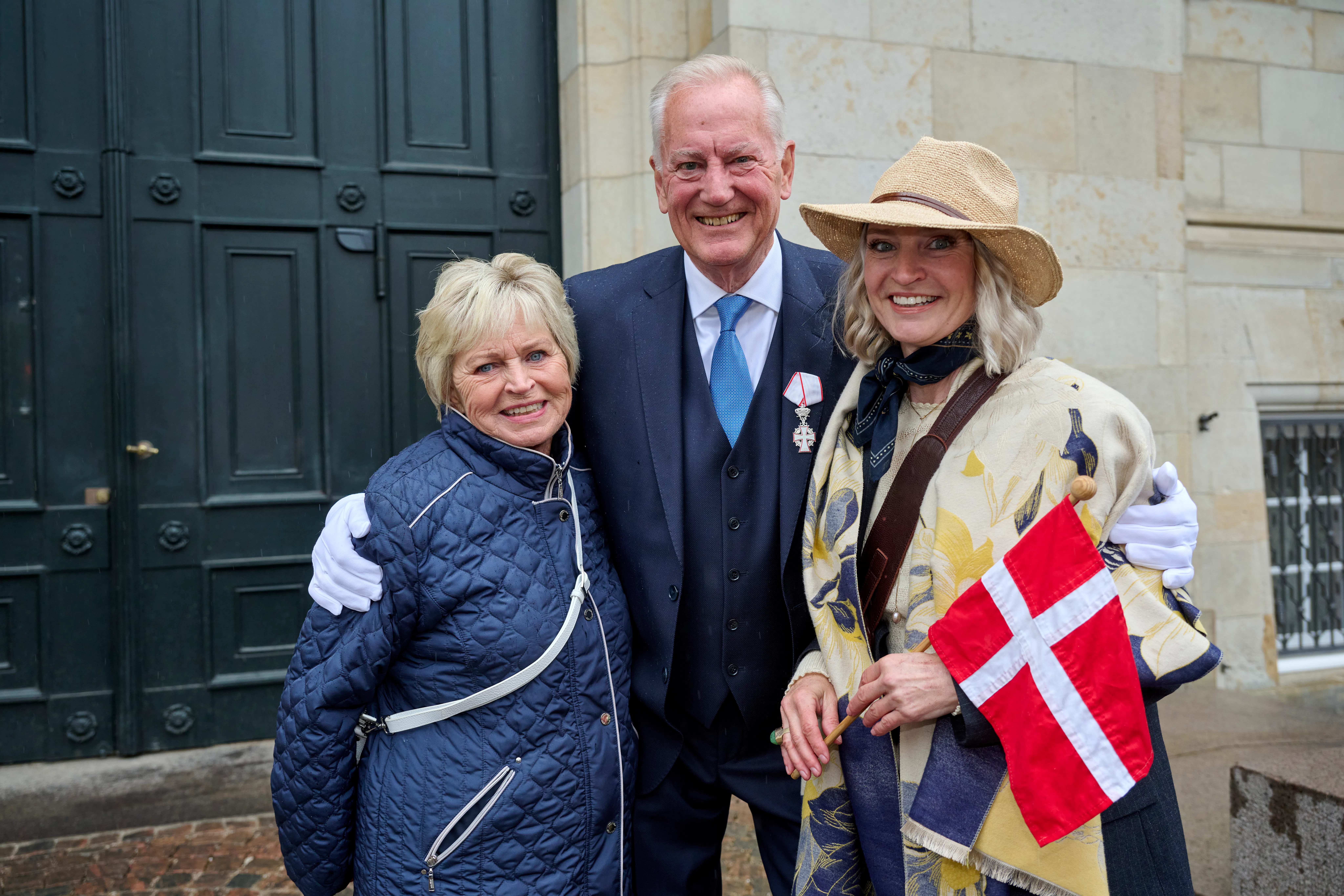 Keld og Hilda Heick med datteren Annette.