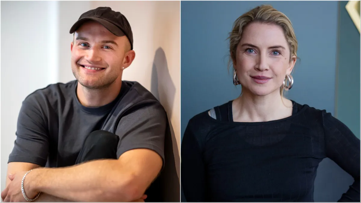 Kristoffer Eriknauer og Sicilia Gadborg skal spille Jack og Rose i den nye musical. 