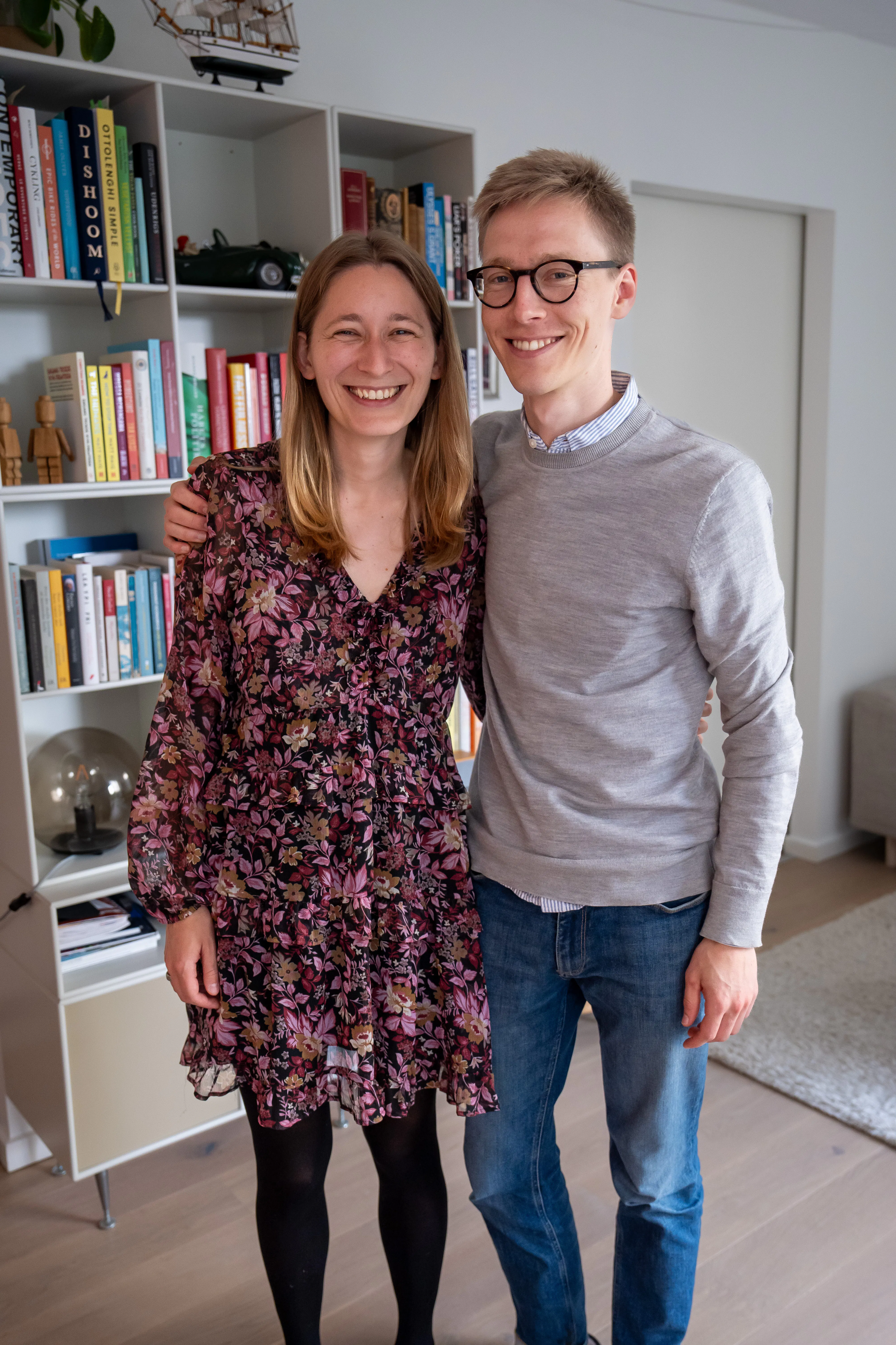 Kira Marie Peter-Hansen og kæresten Jeppe