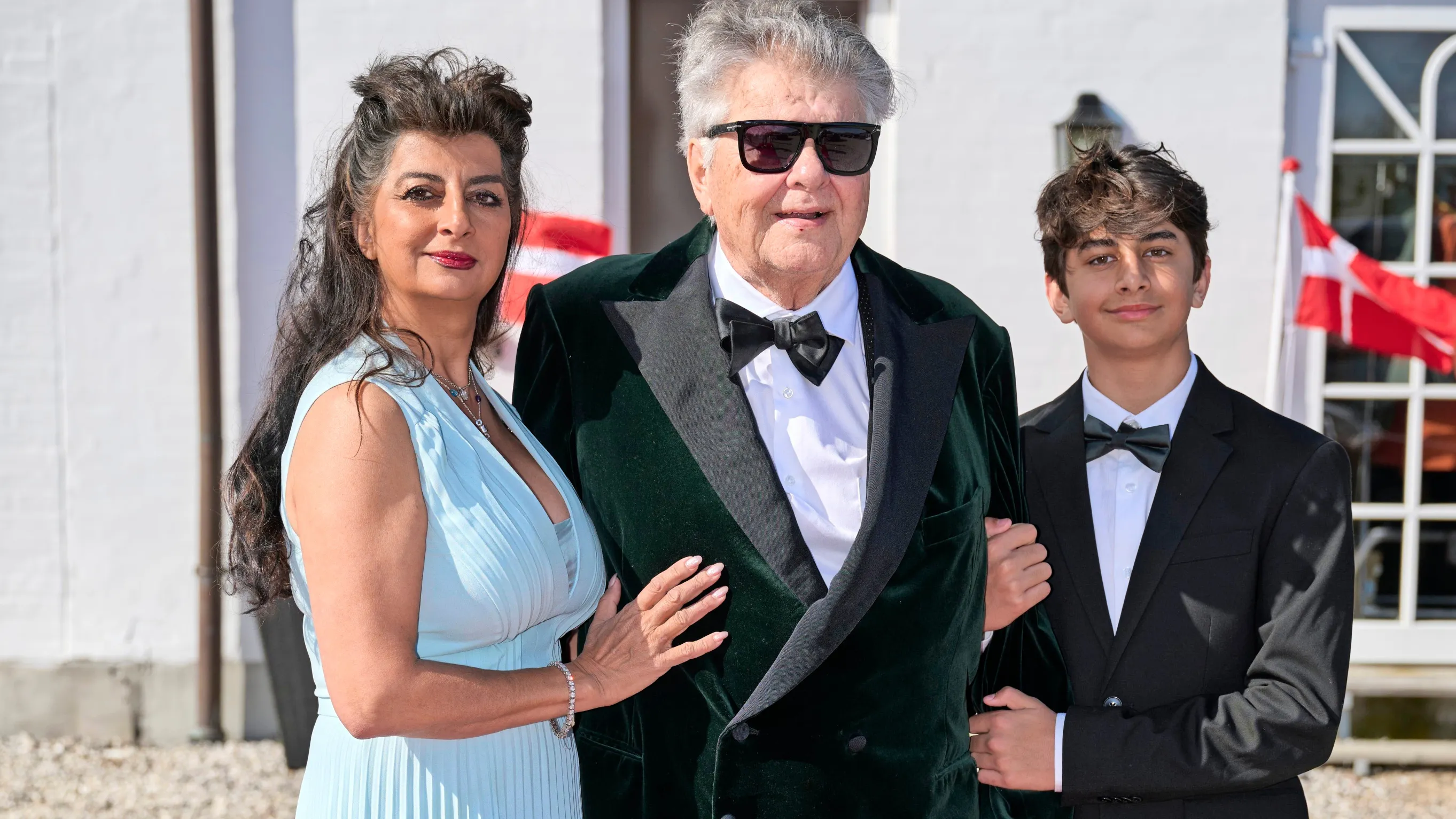 Susan Astani og Christian Kjær med sønnen Alexander.