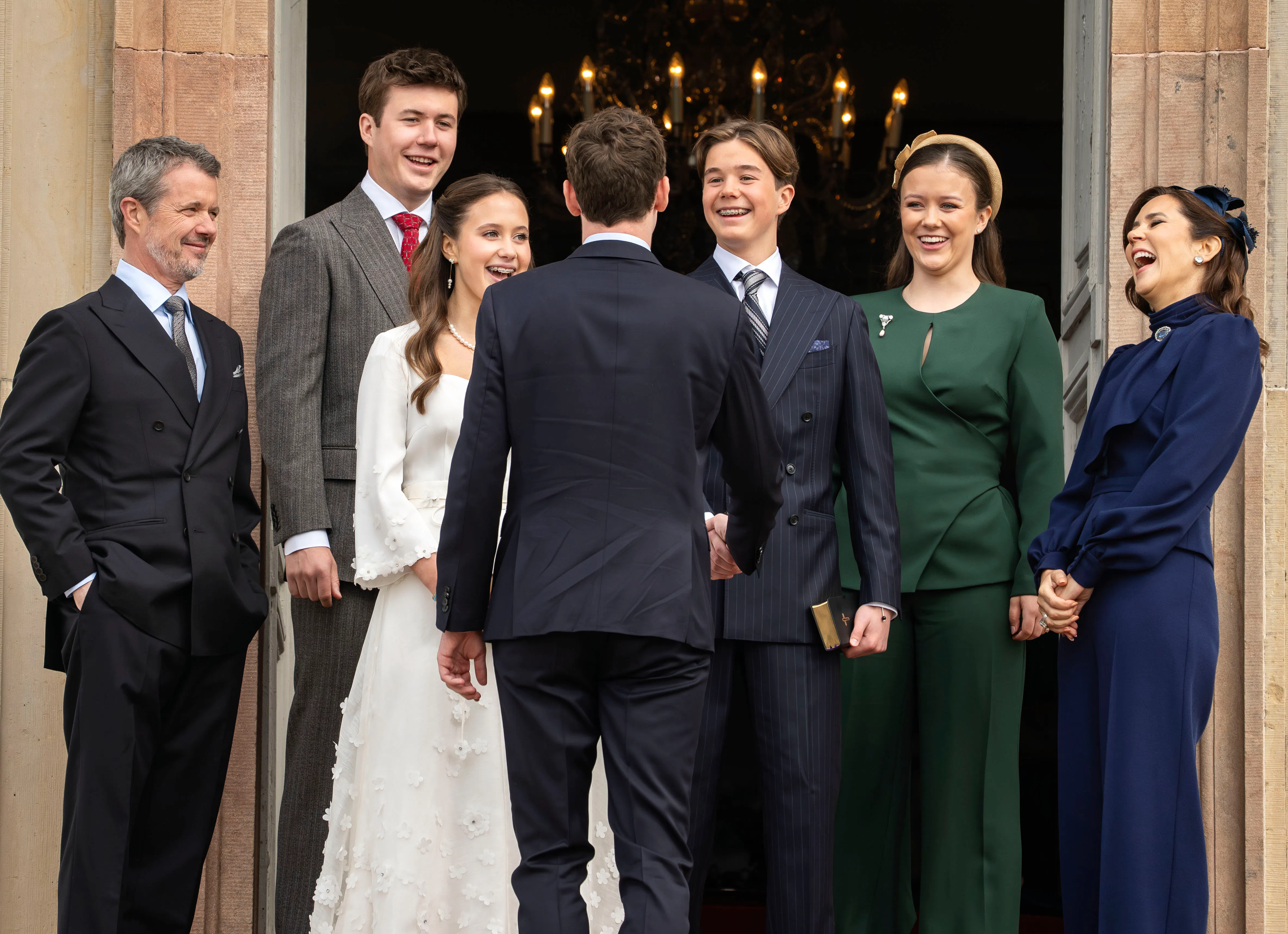 OPGAVE: Prinsesse Josephine og prins Vincents konfirmation. STED: Fredensborg Slot. DATO: 20260418FOTOGRAF: Hanne Juul