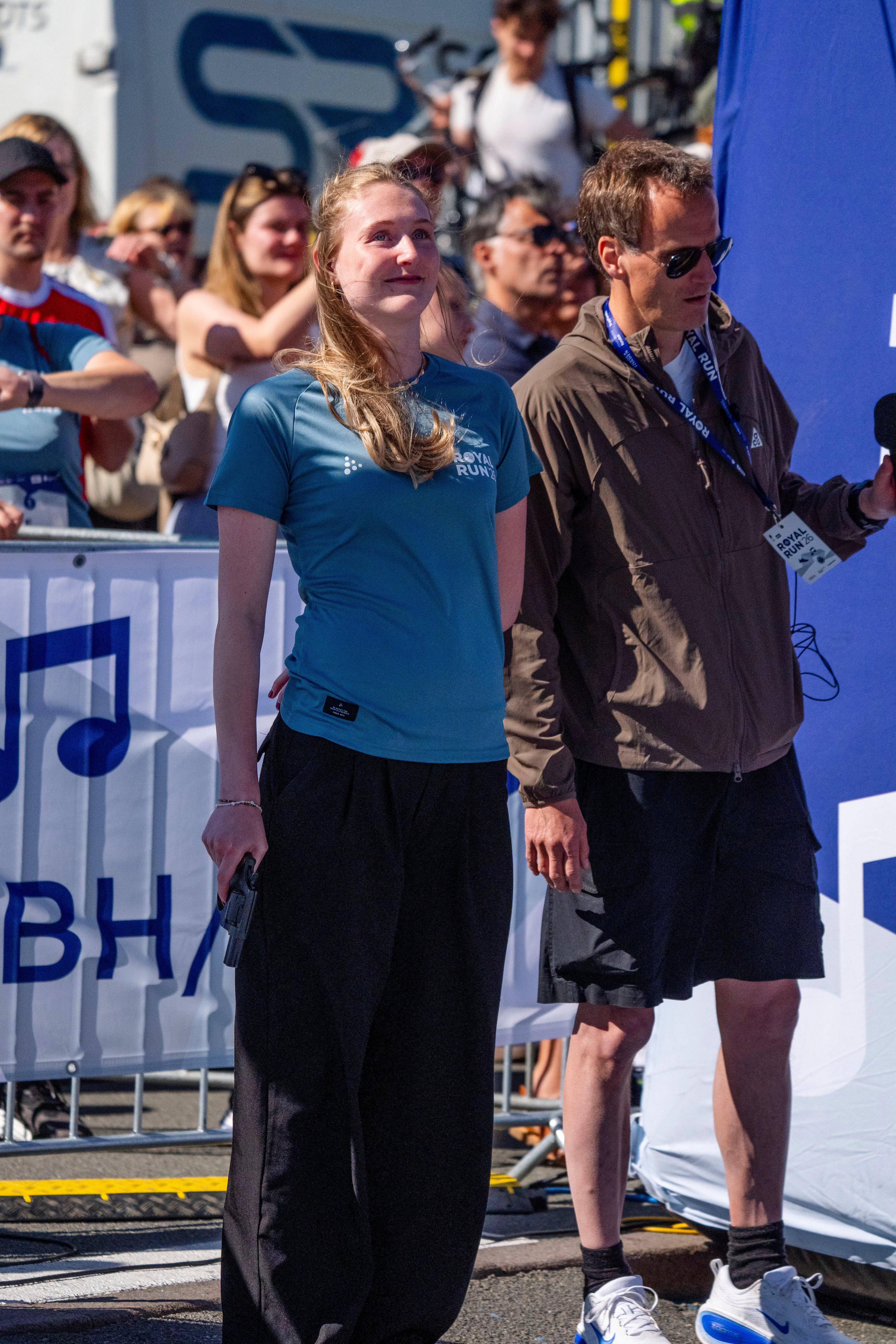 Emilie Guldberg fik sit ønske om at ringe Royal Run i gang opfyldt.