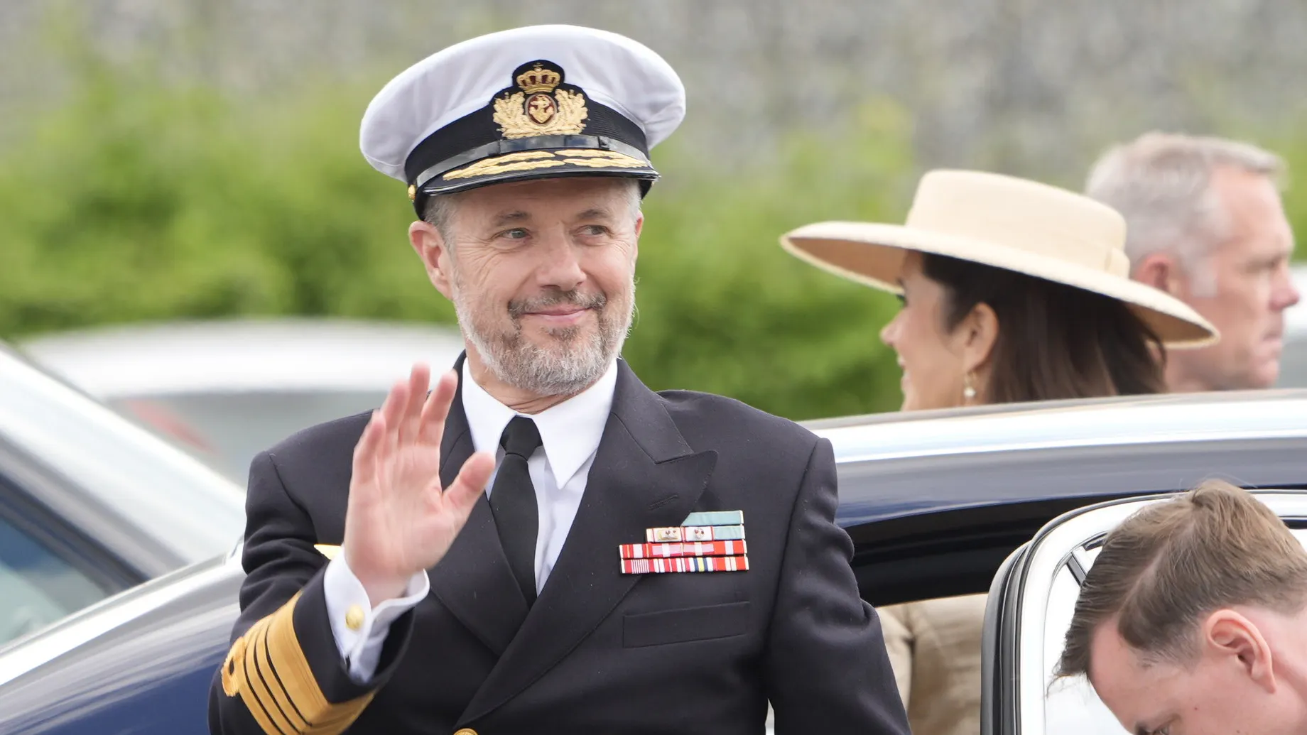 Rosa sad til bords med kong Frederik: Det snakkede de om | BILLED-BLADET