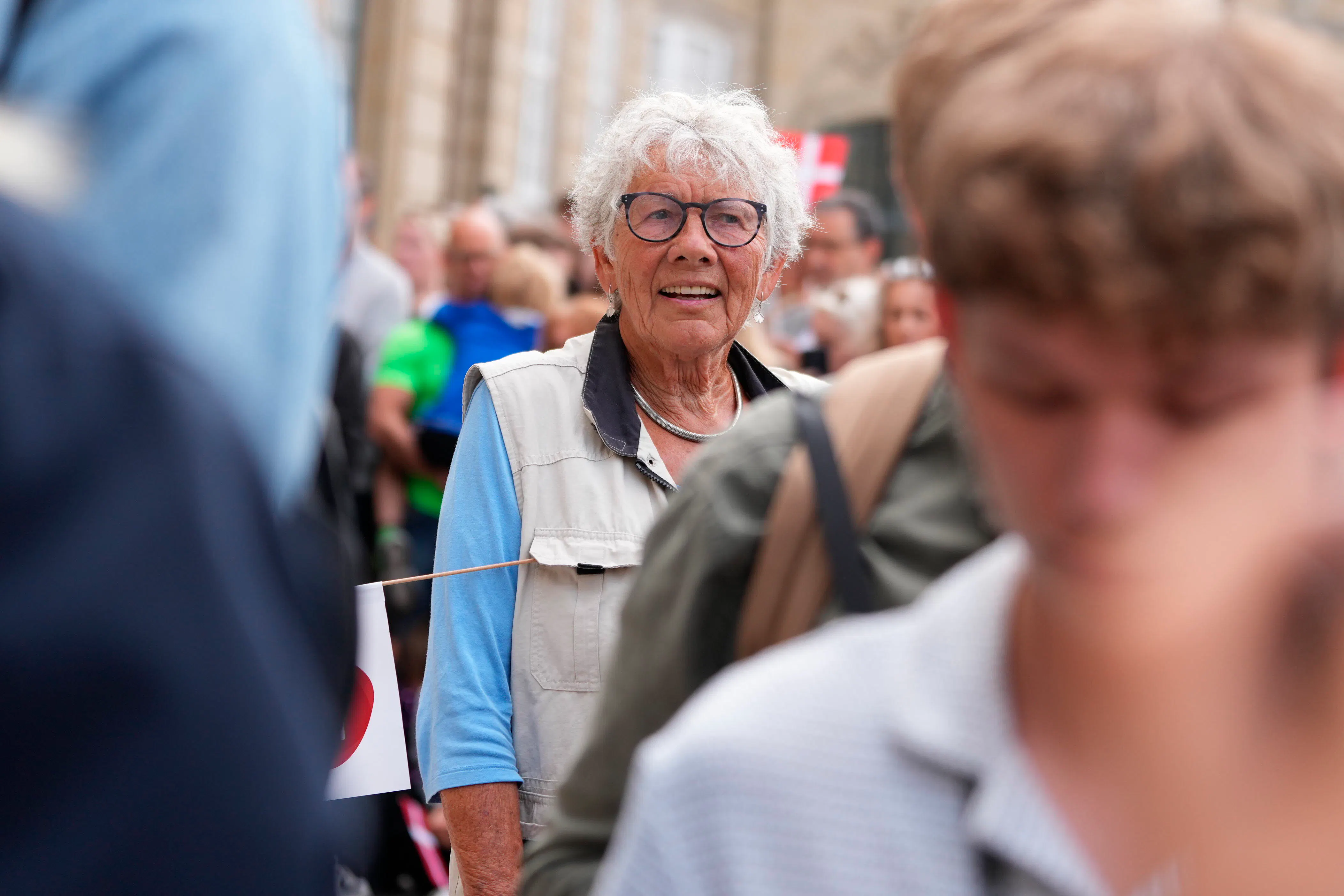 Margrethe Auken overværede naturligvis det store øjeblik, da Ida Auken blev præsenteret i den nye regering.