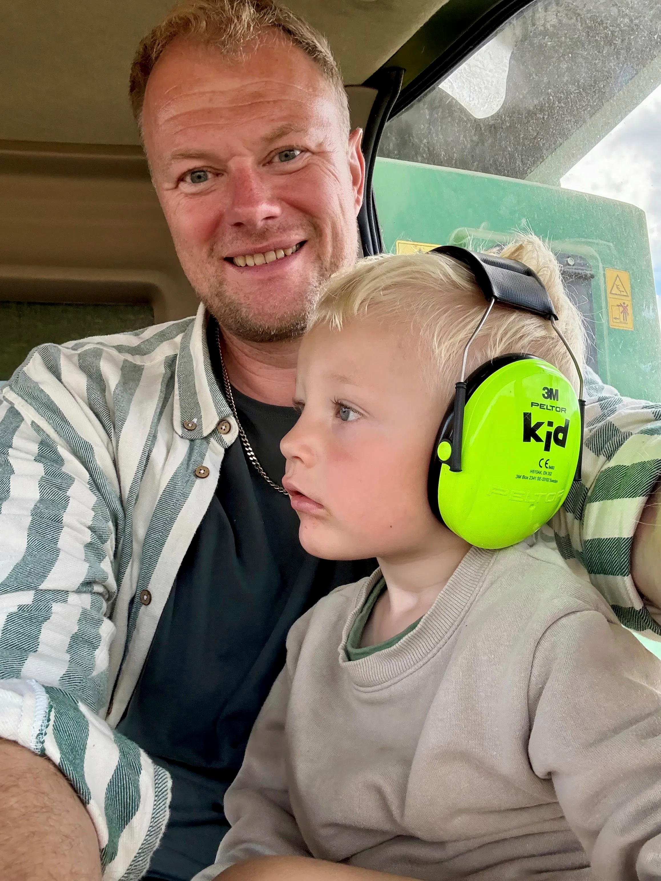 Christian Degn med sønnen Vagn.