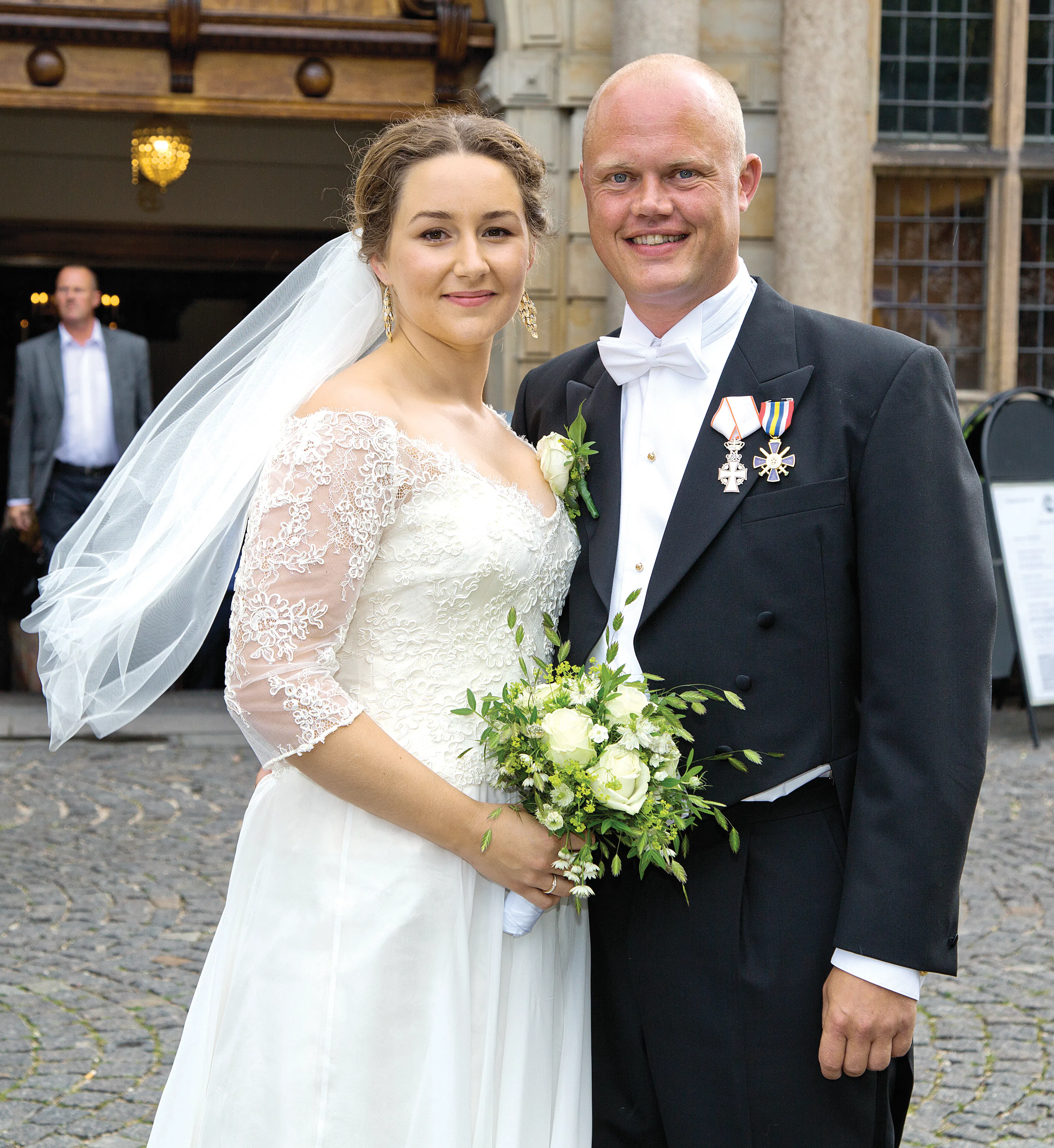 Josefine Kofoed og Peter Christensen blev gift i 2016.