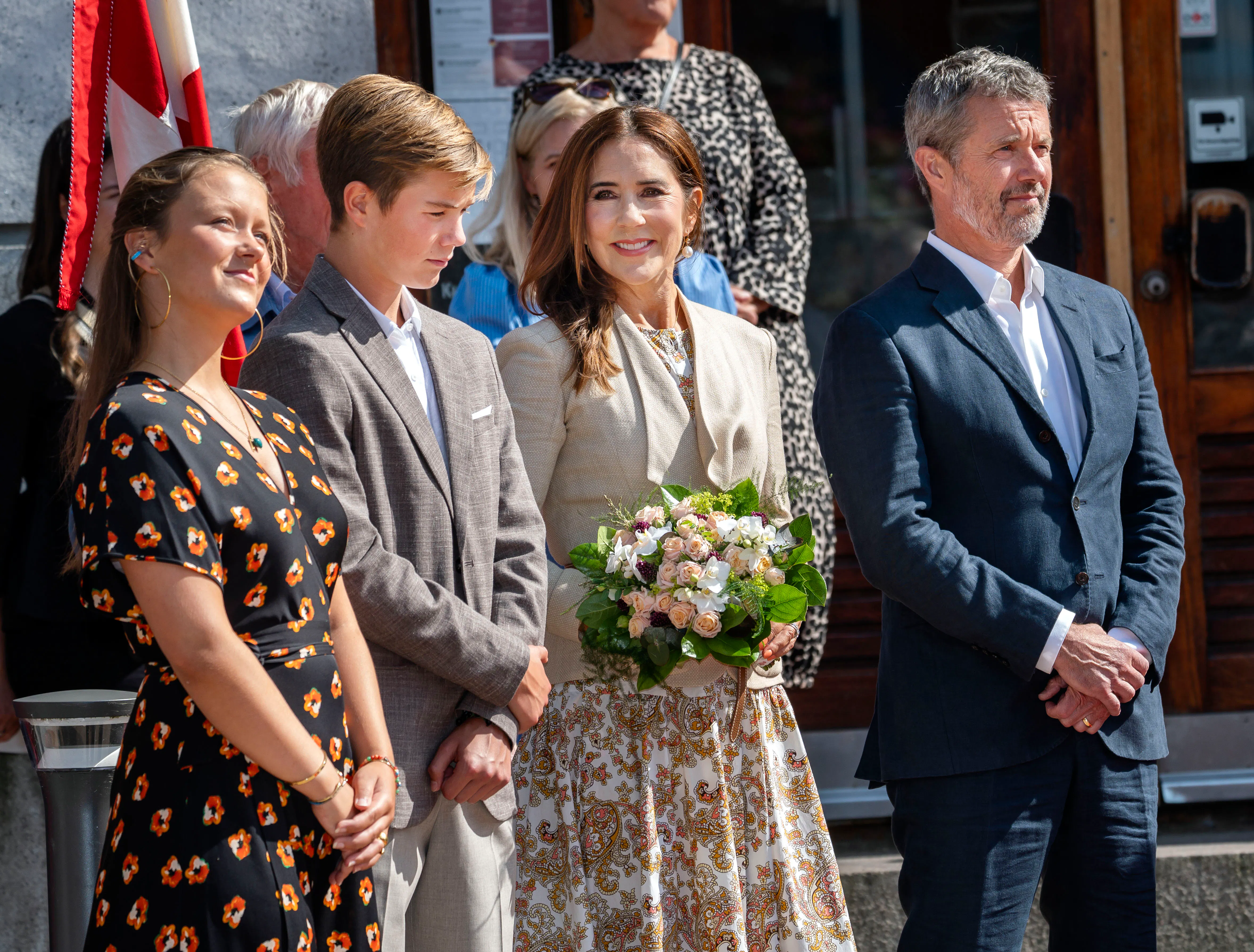 Kongefamilien blev taget fornemt imod sidste sommer. 