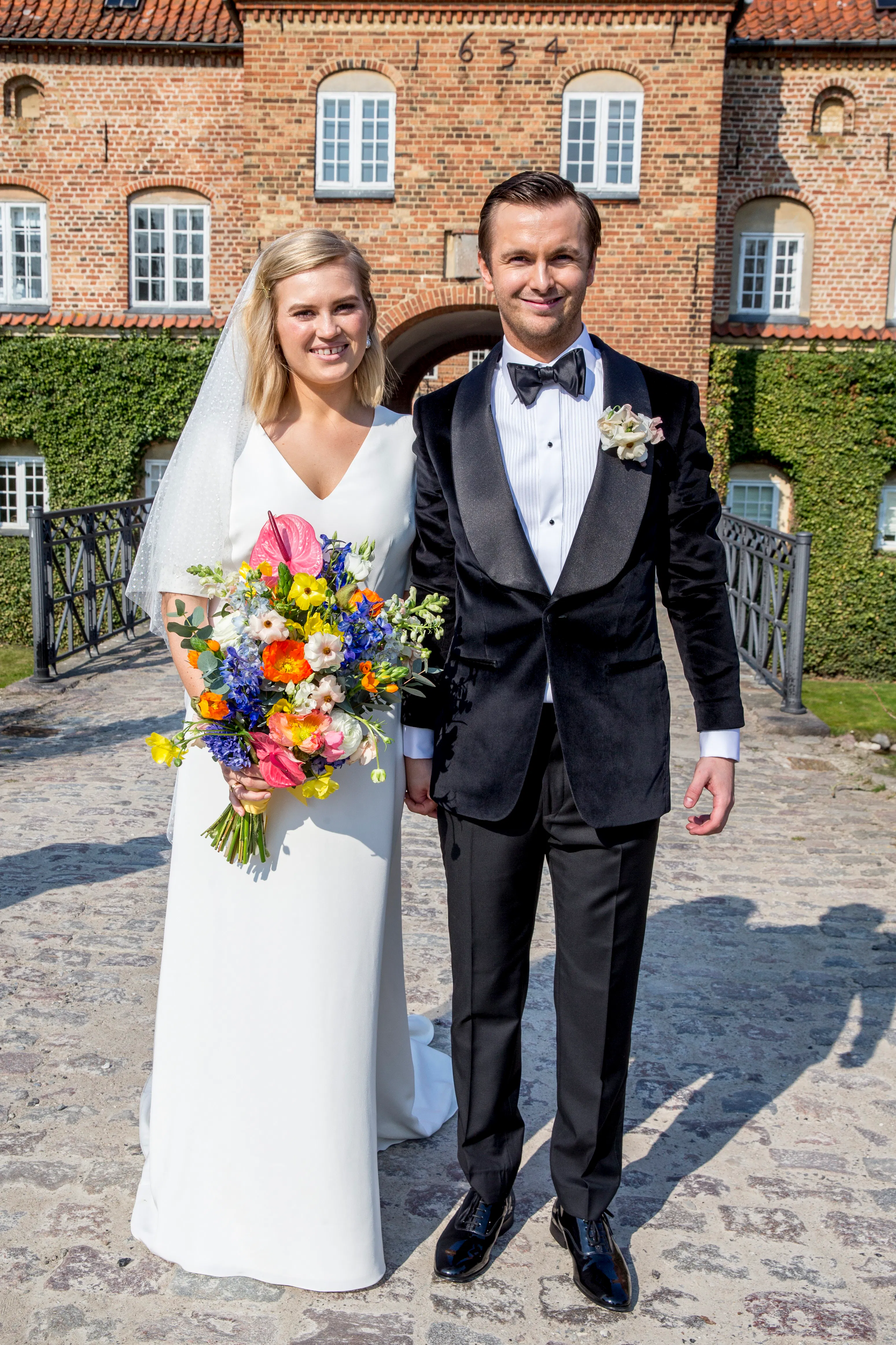 Rebecca Laudrup og Fredrik Svejborgs bryllup ved Holckenhavn Slot i Nyborg. 