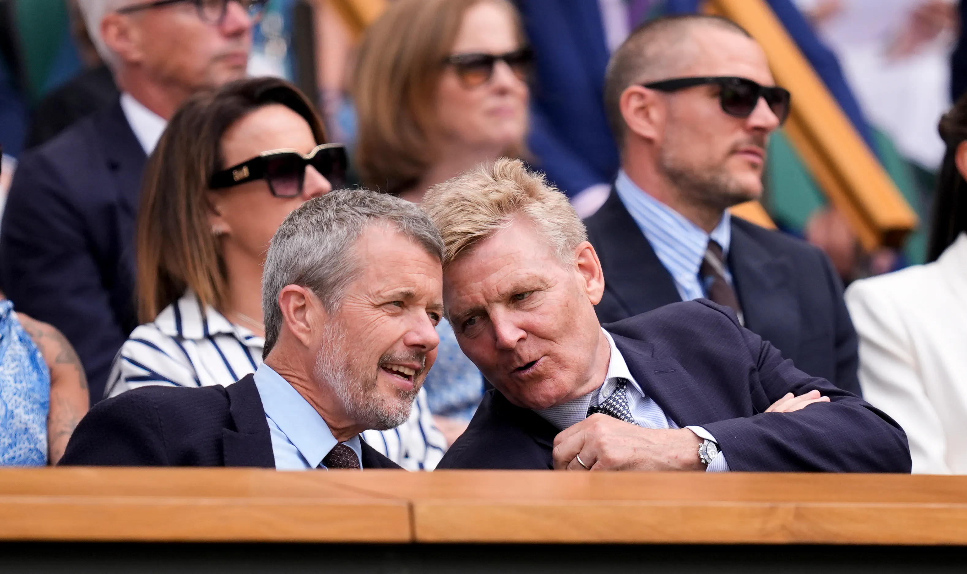 Kong Frederik og Christian von Buchwald til Wimbledon 2026.