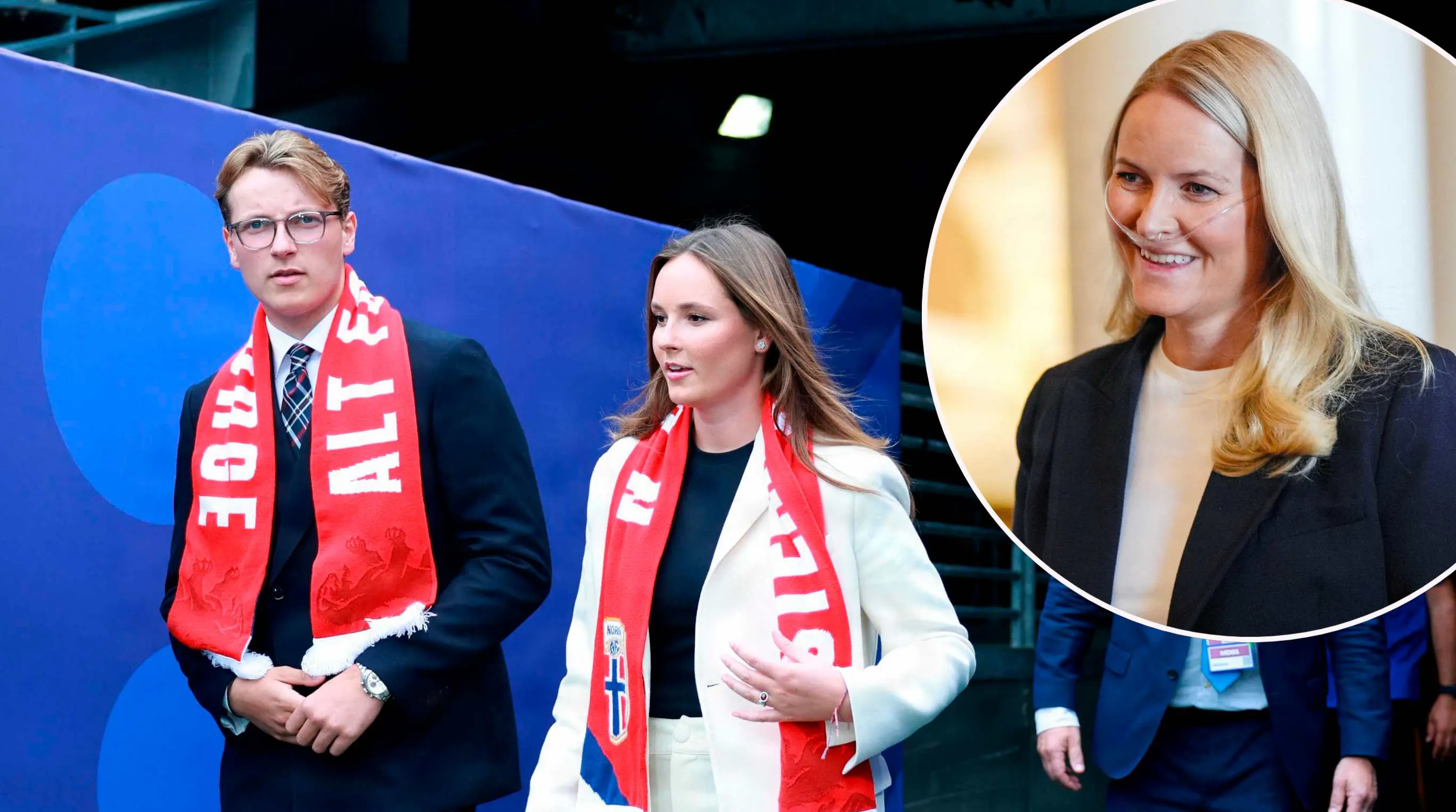 Er det et tegn? Prinsesse Ingrid Alexandra og prins Sverre Magnus sørgede  for flot royal opbakning på lægterne | BILLED-BLADET