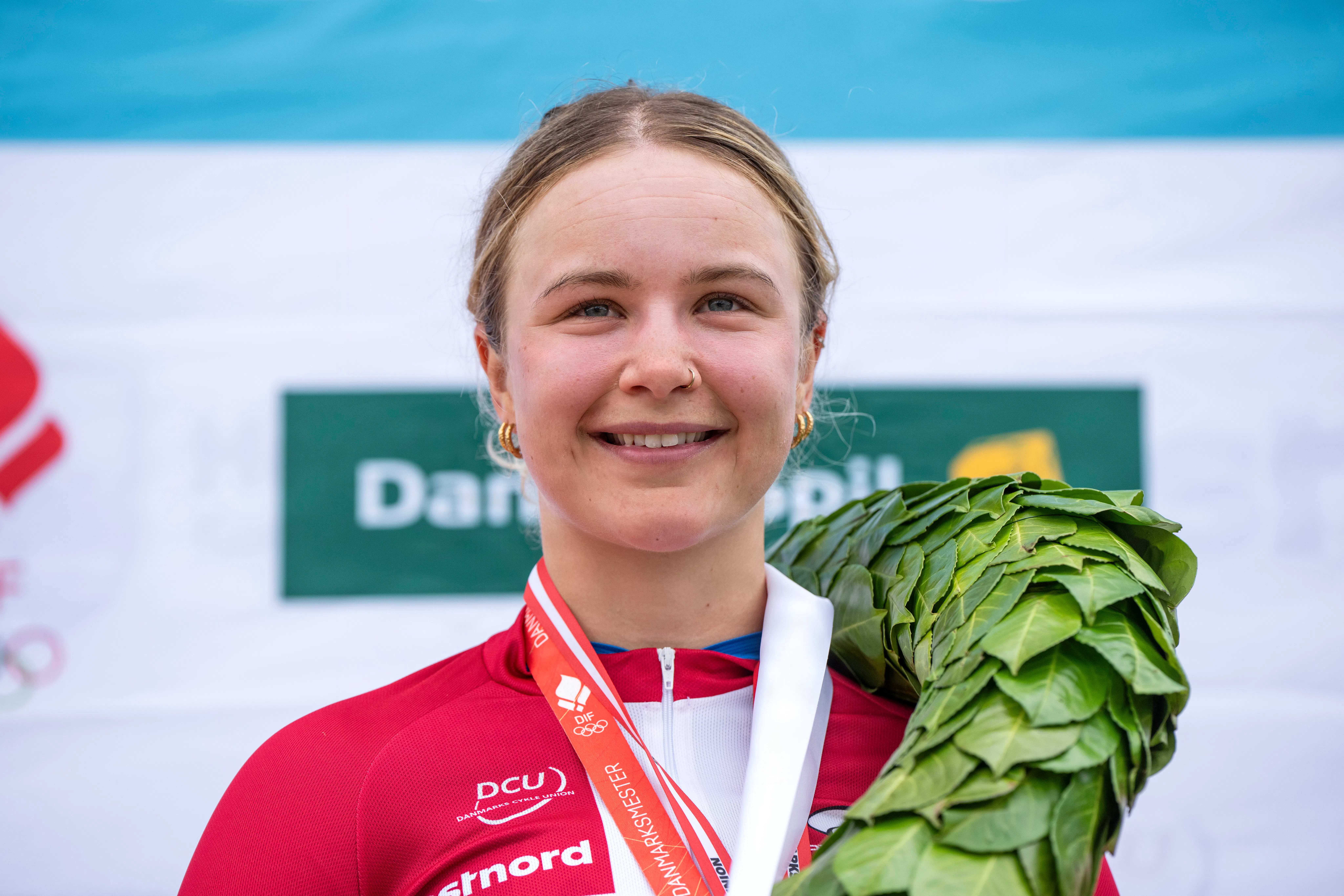 Emma Norsgaard Bjerg, der vandt enkeltstarten ved DM i 2024.