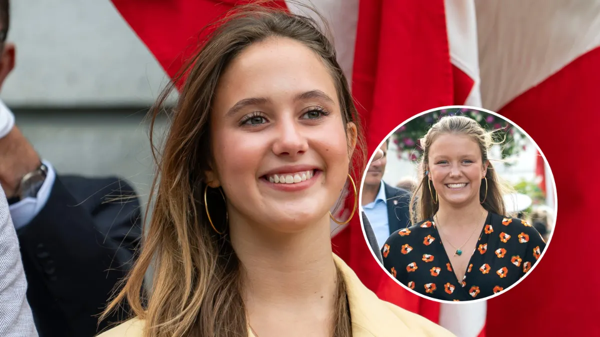 De to royale søstre bærer matchende smykker.