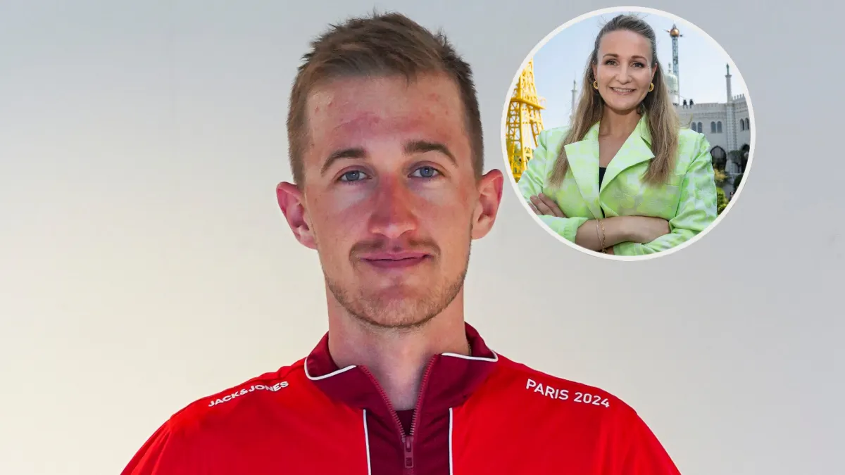 Mikkel Bjerg sætter ord på babylykken: Stine Bjerre Mortensen kvitterer med kæk kommentar