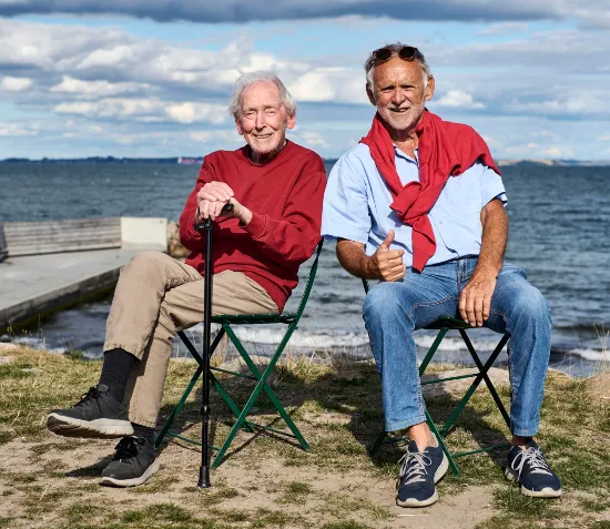 Gregers Dirckinck-Holmfeld og Hans-Georg Møller.