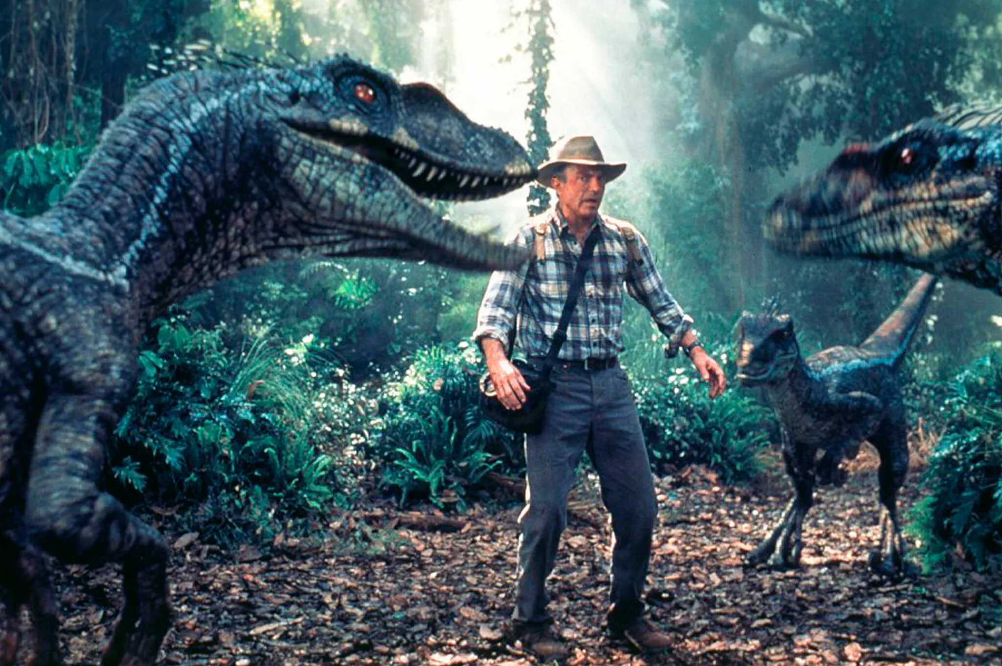 Sam Neill i "Jurassic Park III".