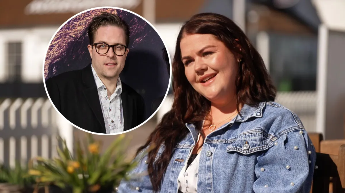 Landmand Maia og hendes bejler Simon.