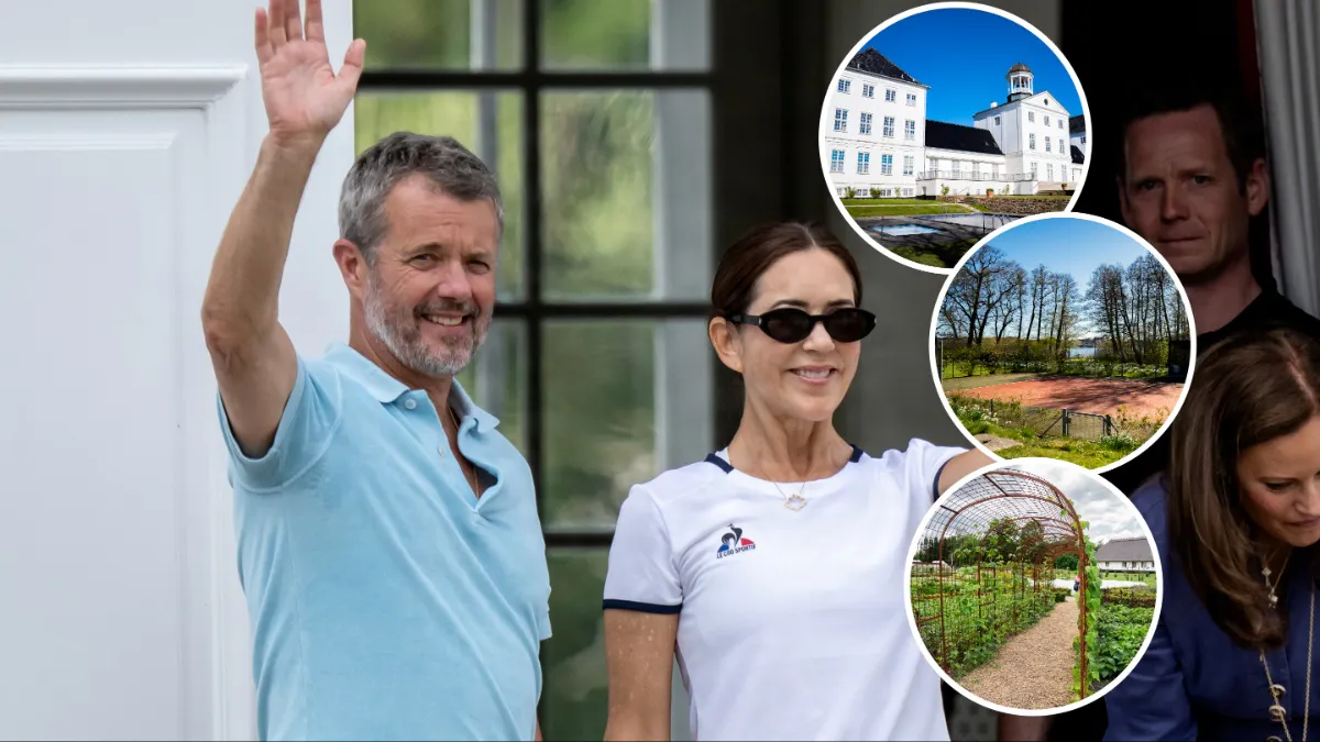 Kongefamiliens sommerparadis: Så lækkert er der på Graasten Slot |  BILLED-BLADET