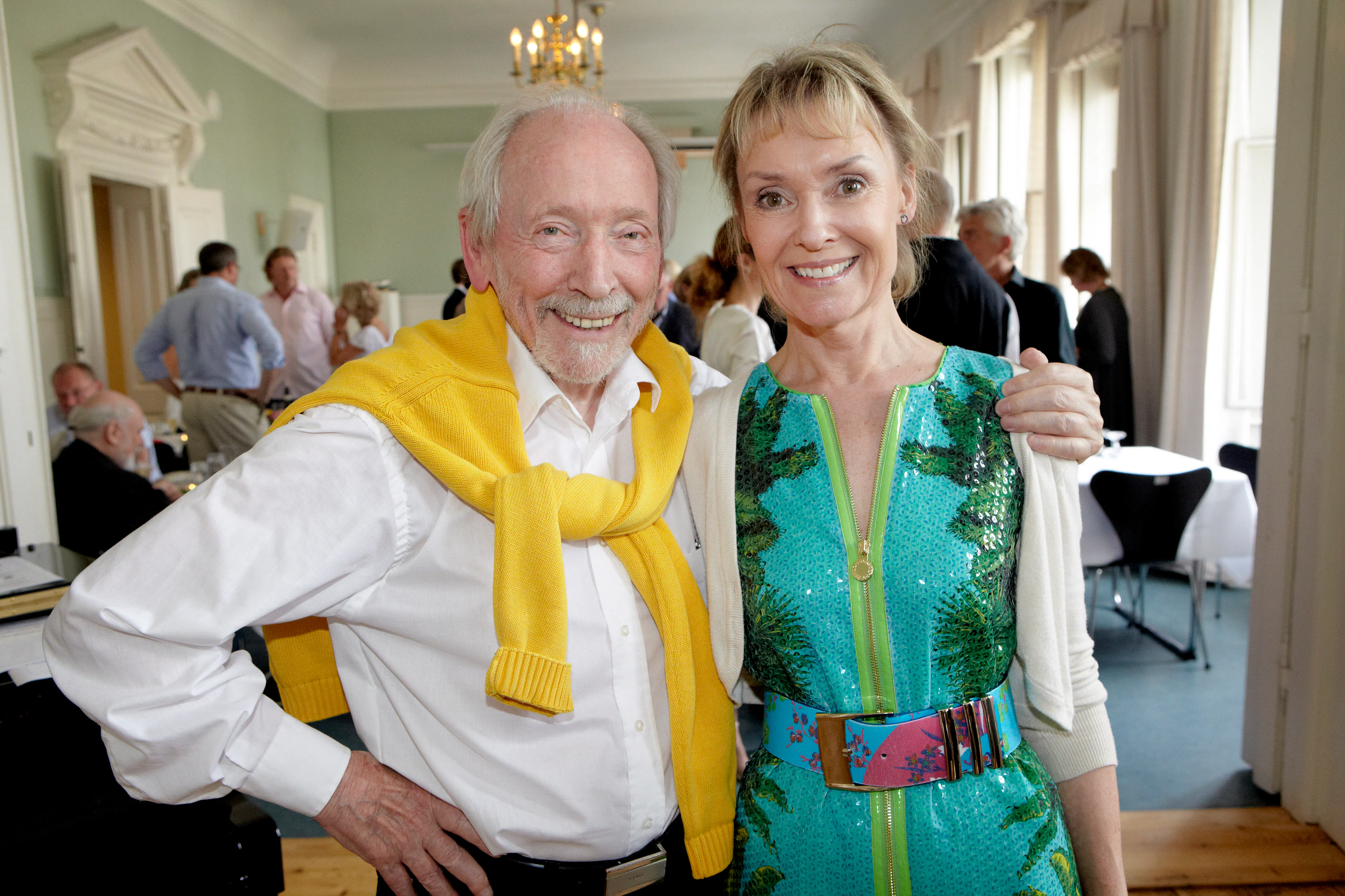 Gregers og Grethe Dirckinck-Holmfeld ved Gregers 80-års fødselsdagsfest.