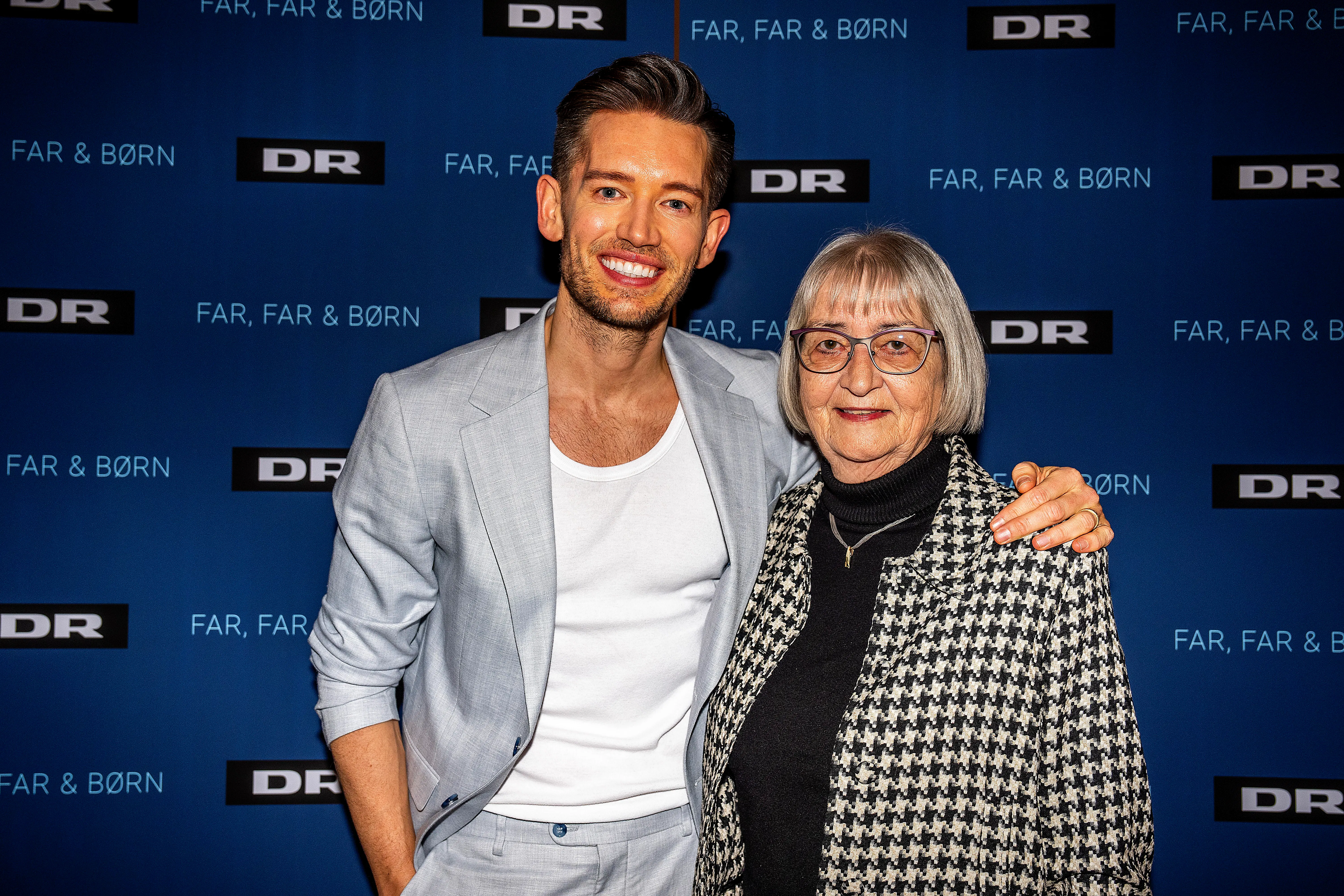 Morten Kjeldgaard med sin mor Inge-Lise Kjeldgaard.