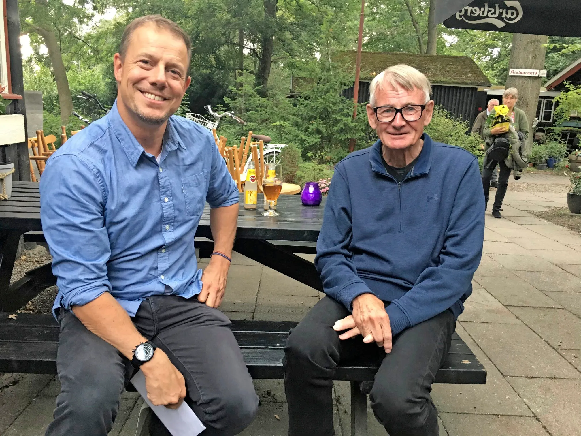 Morten Kirckhoff med sin far Mogens