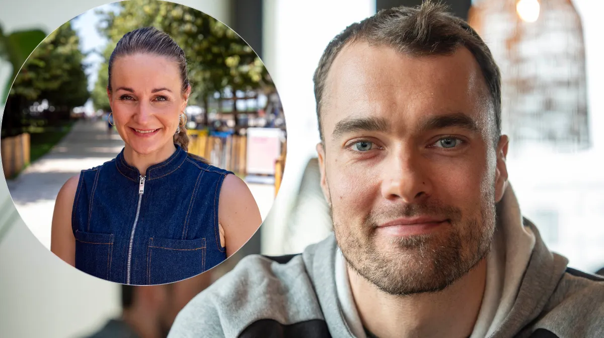 Casper U. Mortensen glæder sig til, at Stine Bjerre kommer hjem fra Frankrig.