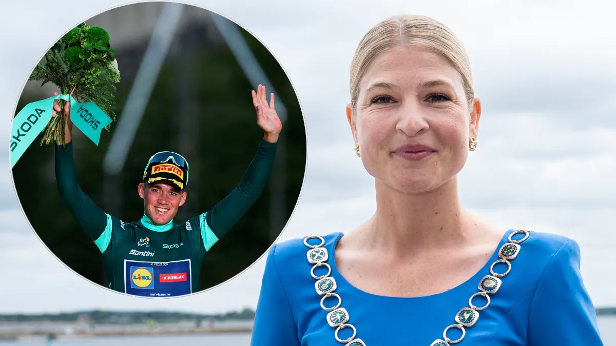 Christina Krzyrosiak Hansen har sendt en personlig hilsen til Mads Pedersen.