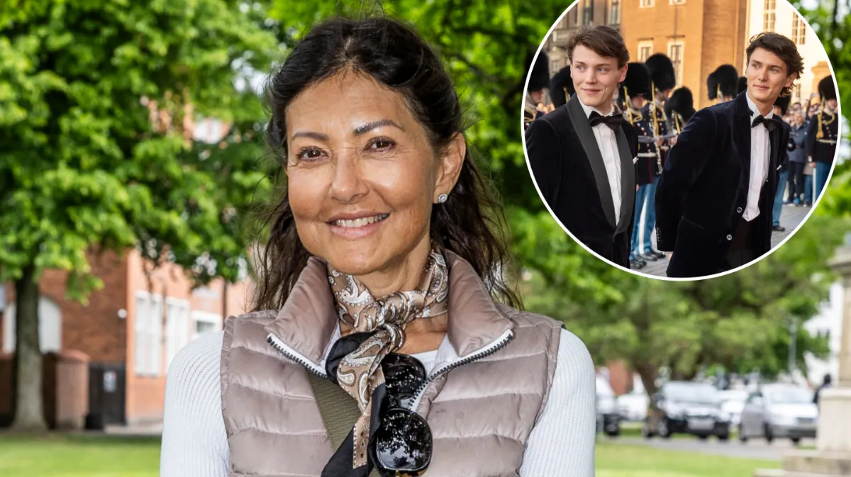 Grevinde Alexandra har været på ferie med sønnerne