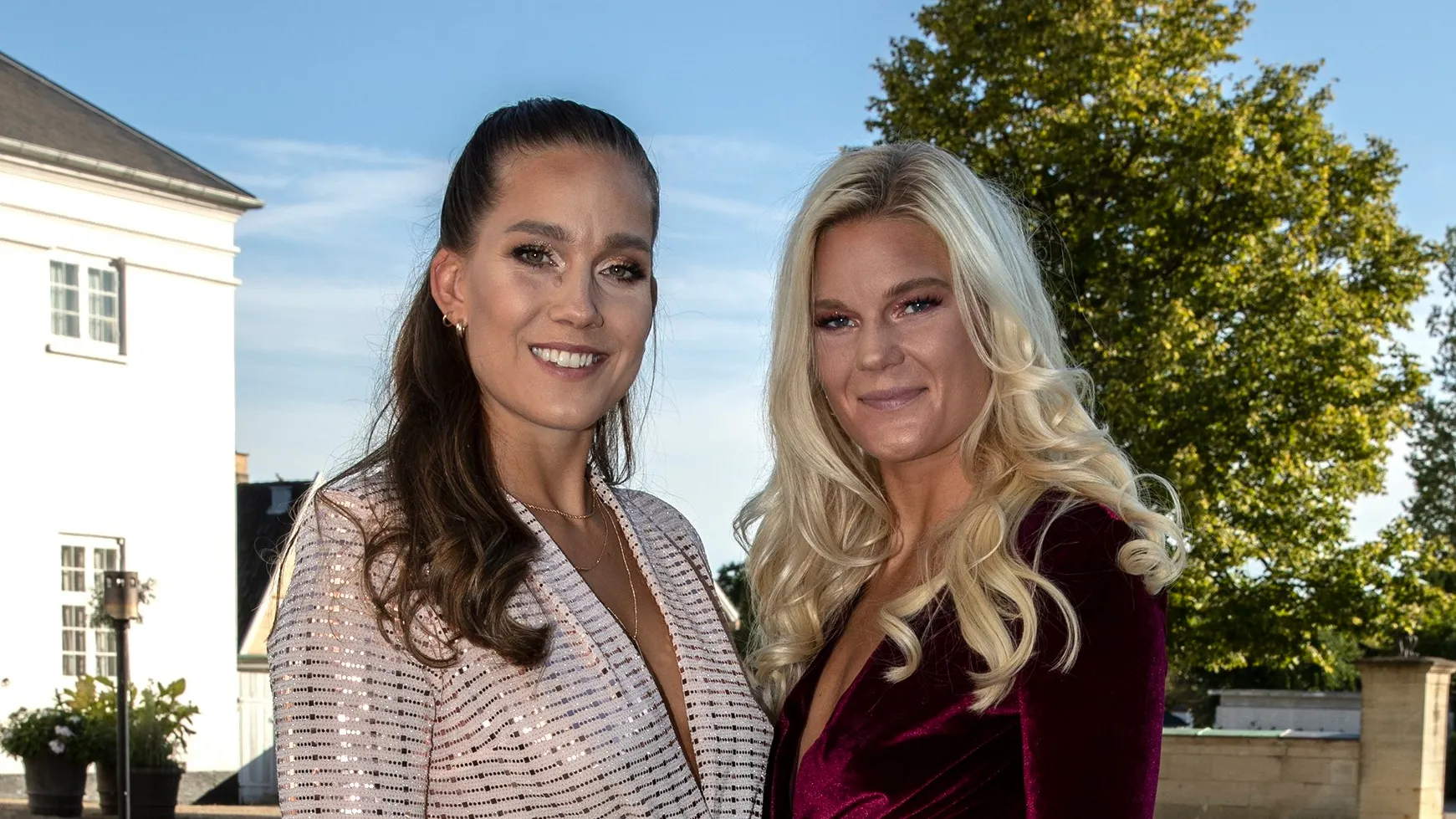 Cathrine og Rasmine Laudrup-Dufour.