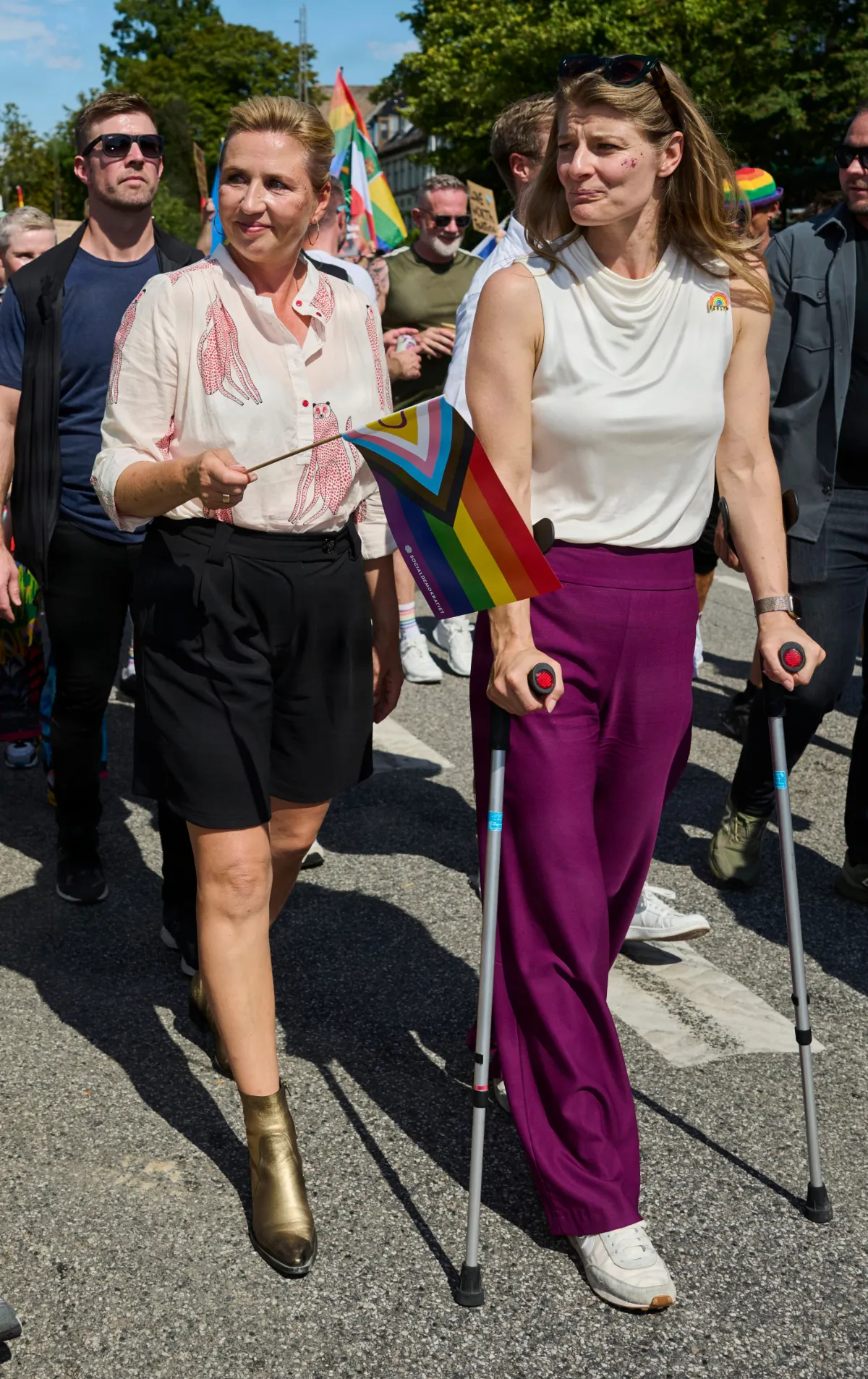 Mette Frederiksen og Ane Halsboe-Jørgensen