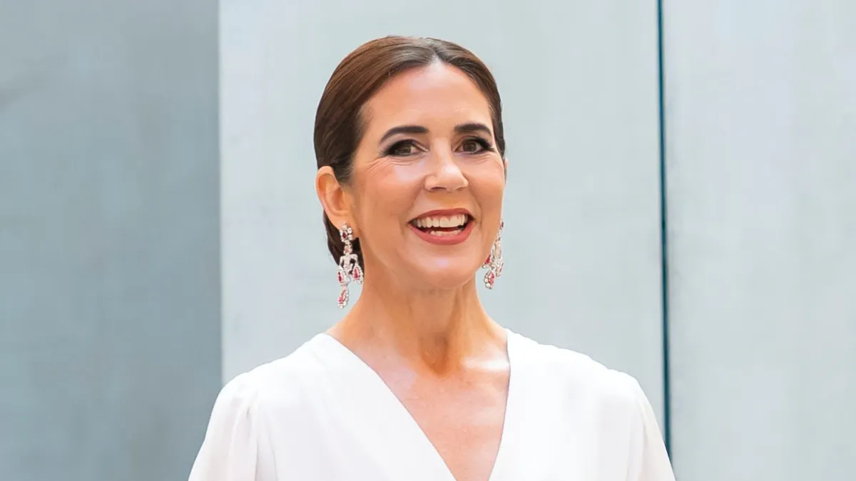 Dronning Mary ved en tidligere lejlighed i år. 