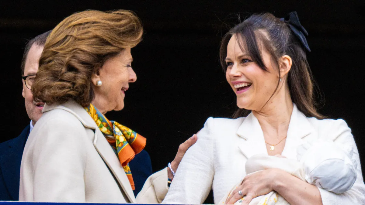 Dronning Silvia og prinsesse Sofia 