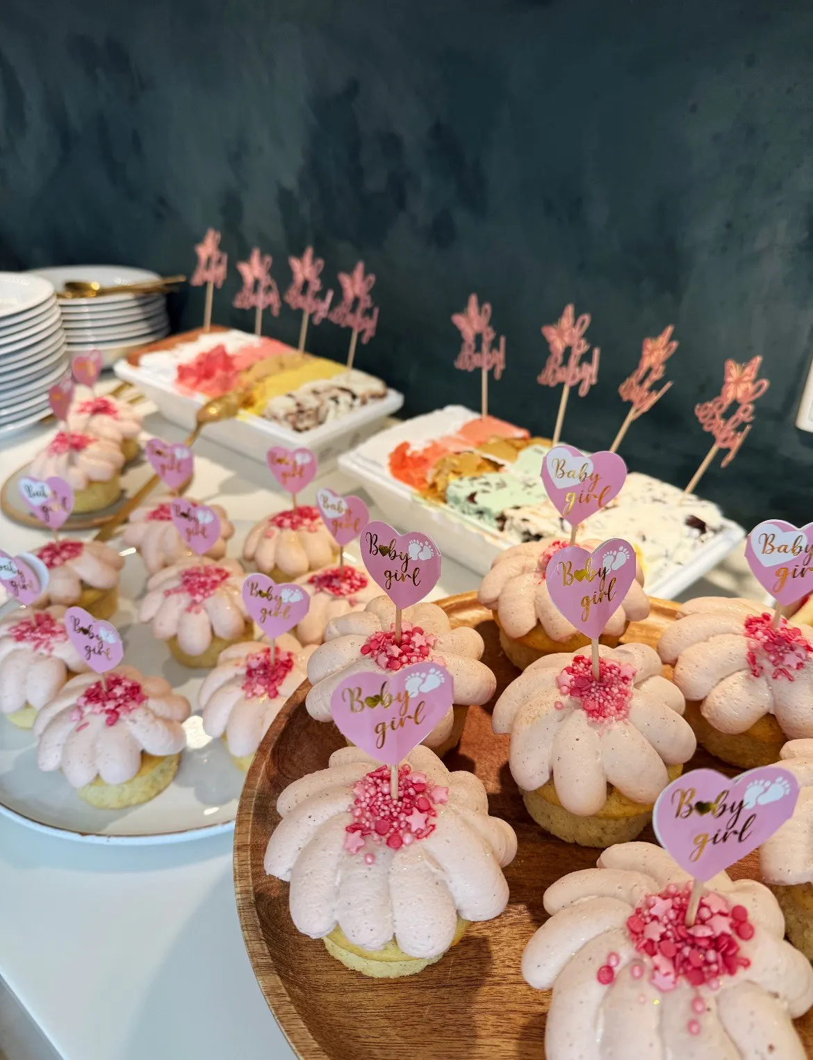 Kager til Mille Funks babyshower.