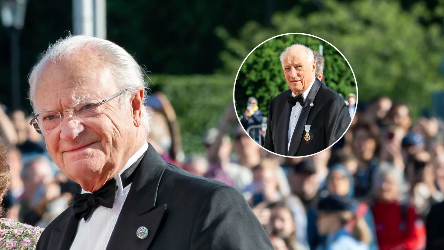 Kong Carl Gustaf og kong Harald.