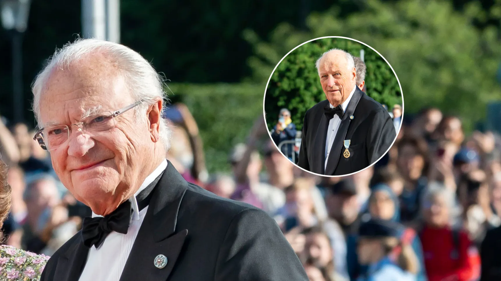 Kong Carl Gustaf og kong Harald.