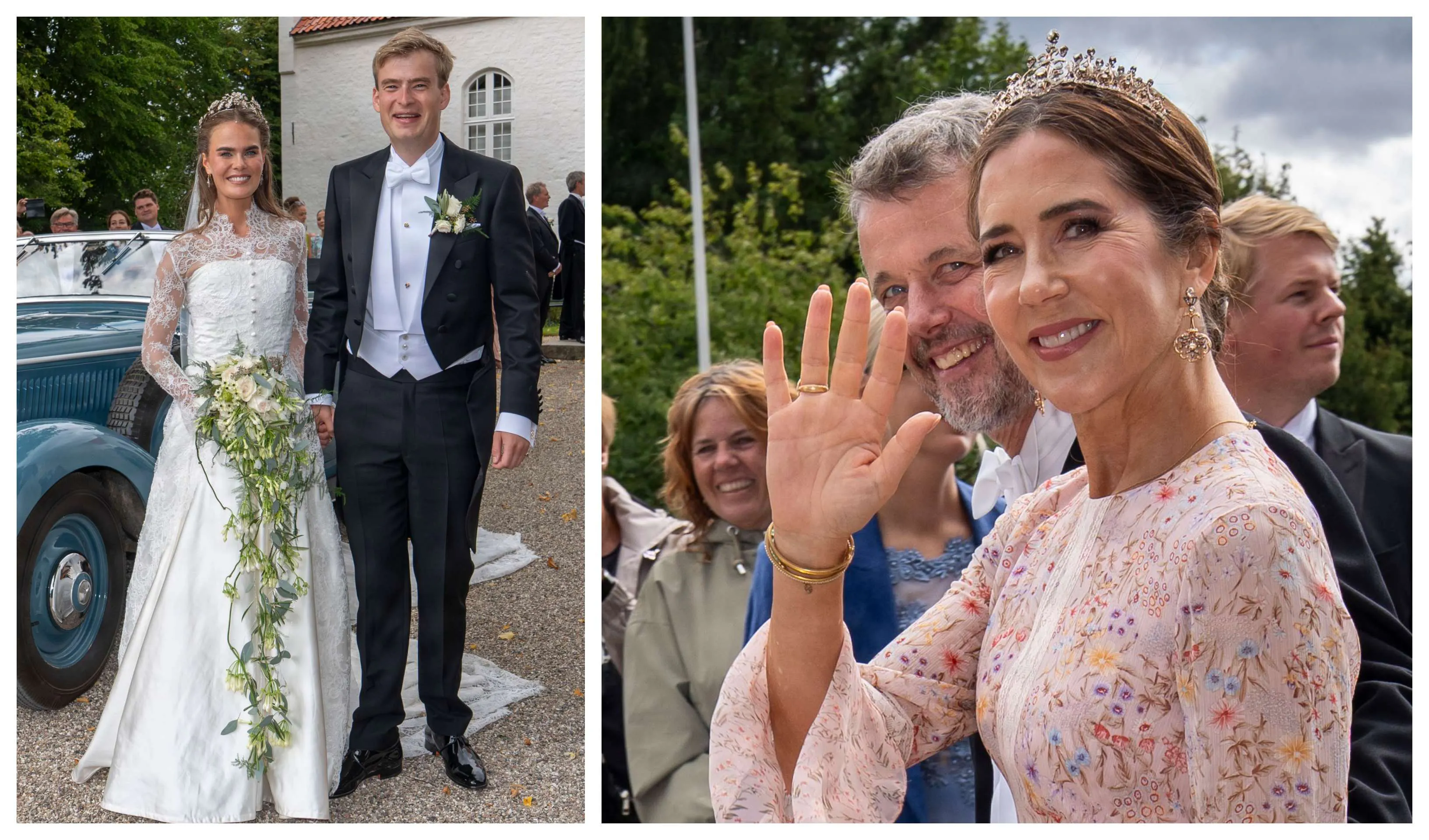 Gregers Ahlefeldt-Laurvig-Bille og grevinde Cecilie Ahlefeldt-Laurvig-Bille blev gift i Kværndrup Kirke den 22. august 2026. Med blandt gæsterne var kong Frederik og dronning Mary.