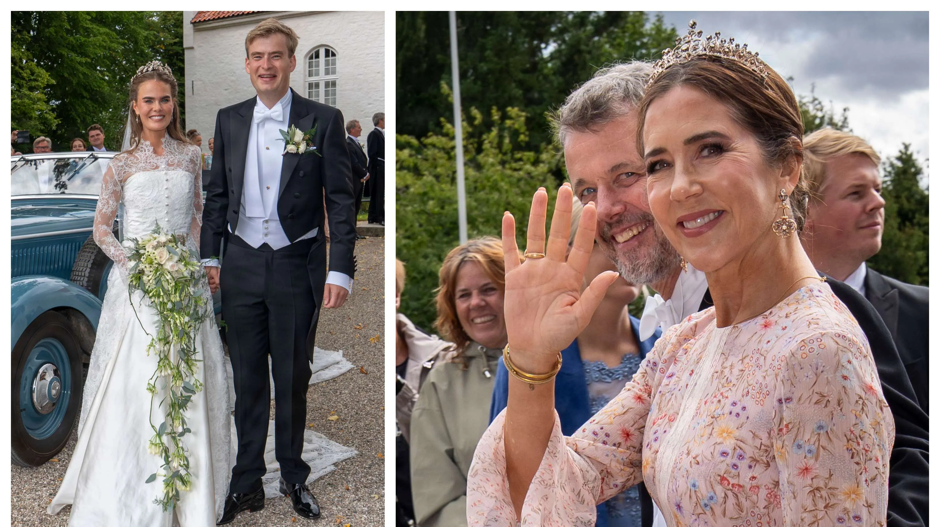 Gregers Ahlefeldt-Laurvig-Bille og grevinde Cecilie Ahlefeldt-Laurvig-Bille blev gift i Kværndrup Kirke den 22. august 2026. Med blandt gæsterne var kong Frederik og dronning Mary.