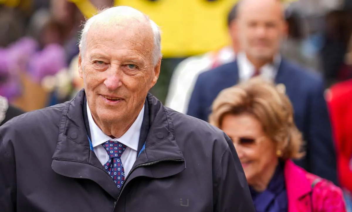 Kong Harald og dronning Sonja i 2024.