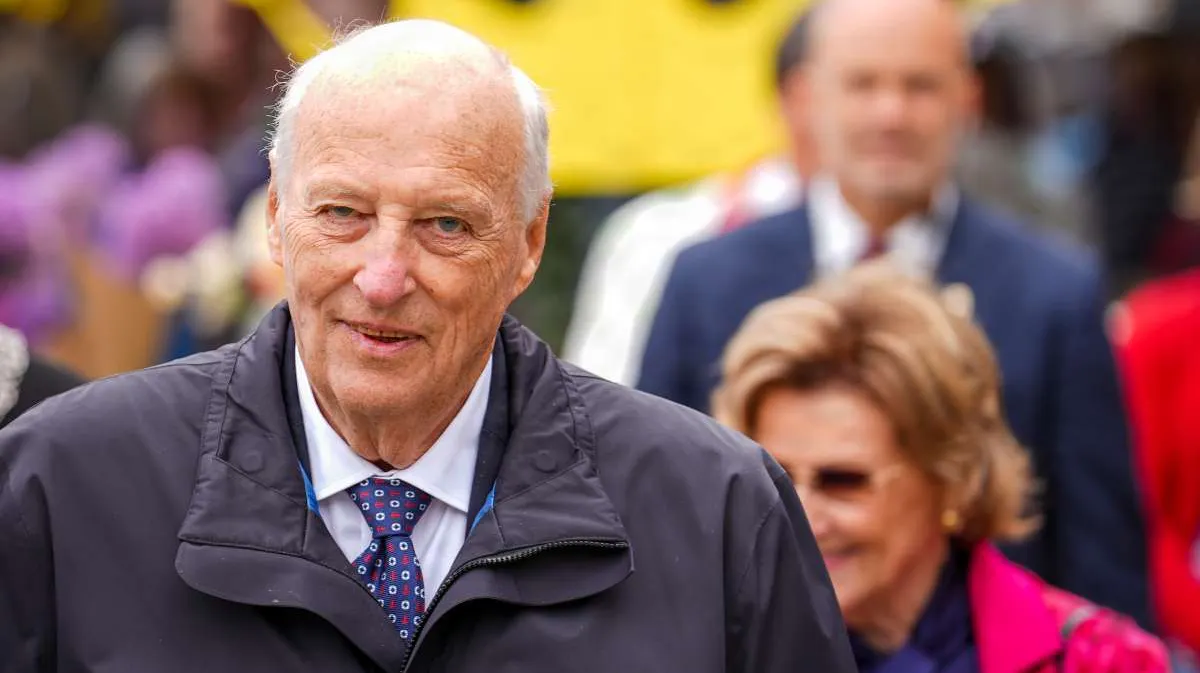 Kong Harald og dronning Sonja i 2024.