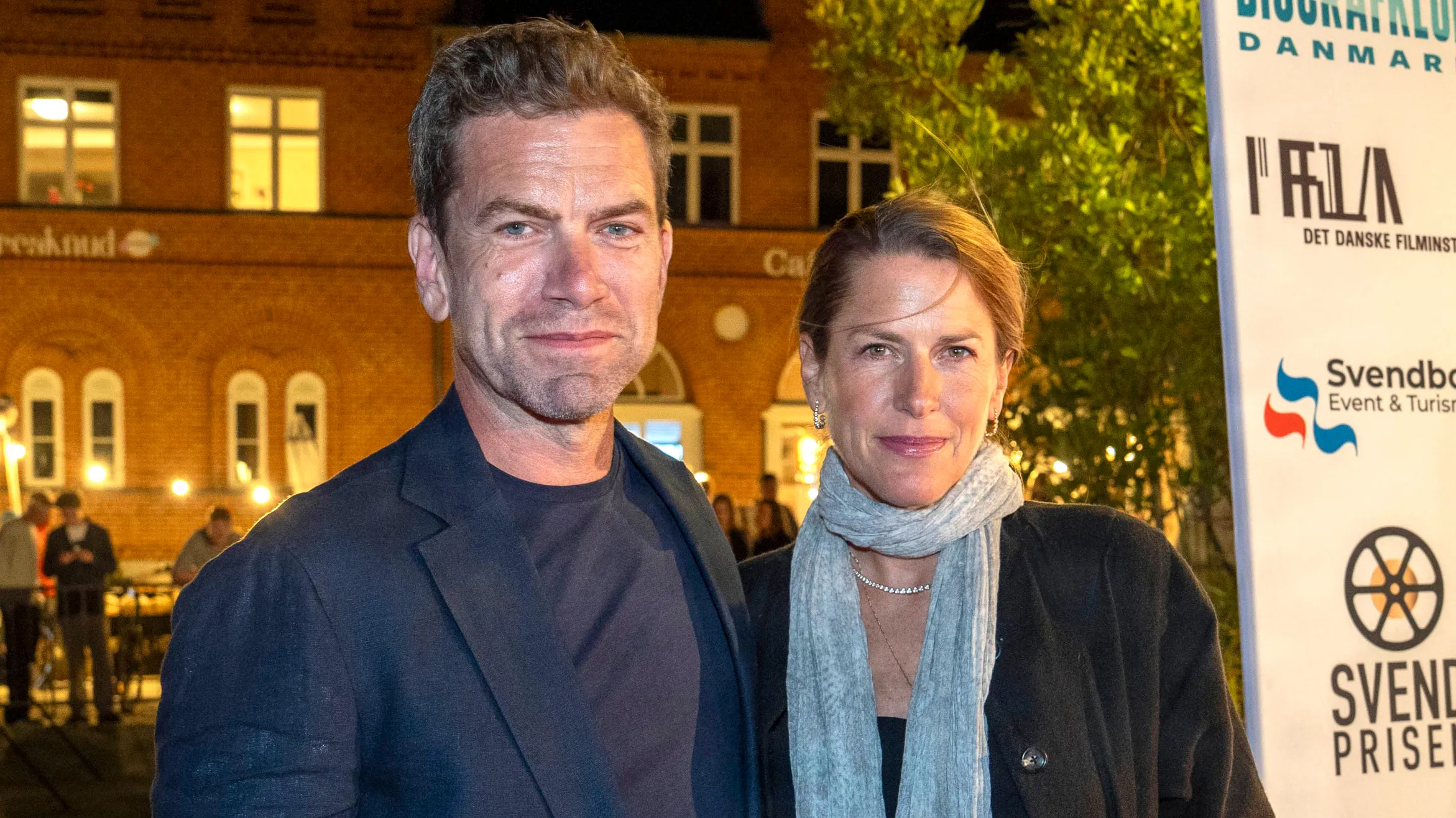 Nikolaj Lie Kaas har en stor støtte i hustruen Anne Langkilde. 