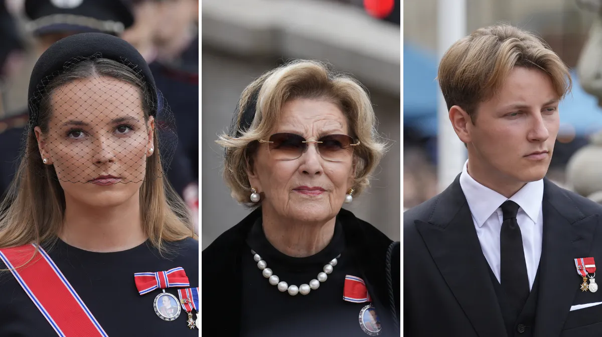 Kronprinsesse Ingrid Alexandra, dronning Sonja og prins Sverre Magnus.